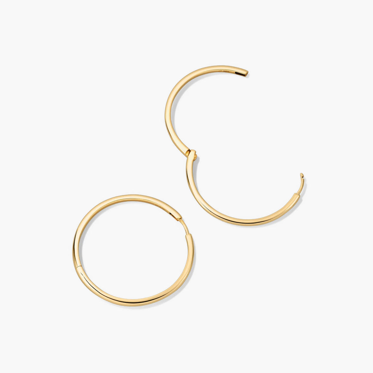 Tube Oversized Hoop Earrings