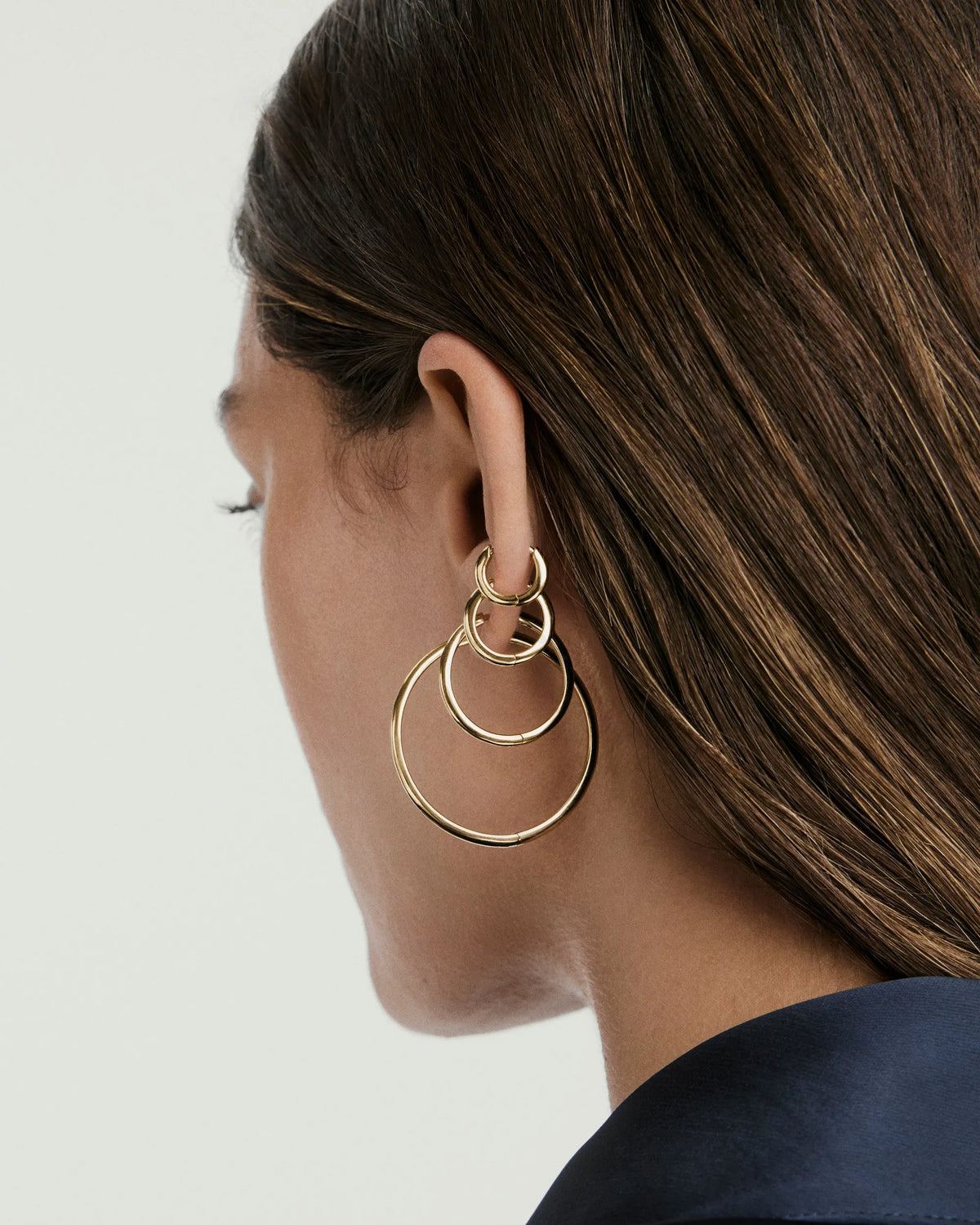 Tube Oversized Hoop Earrings