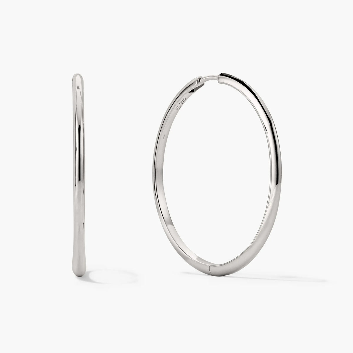 Tube Oversized Hoop Earrings