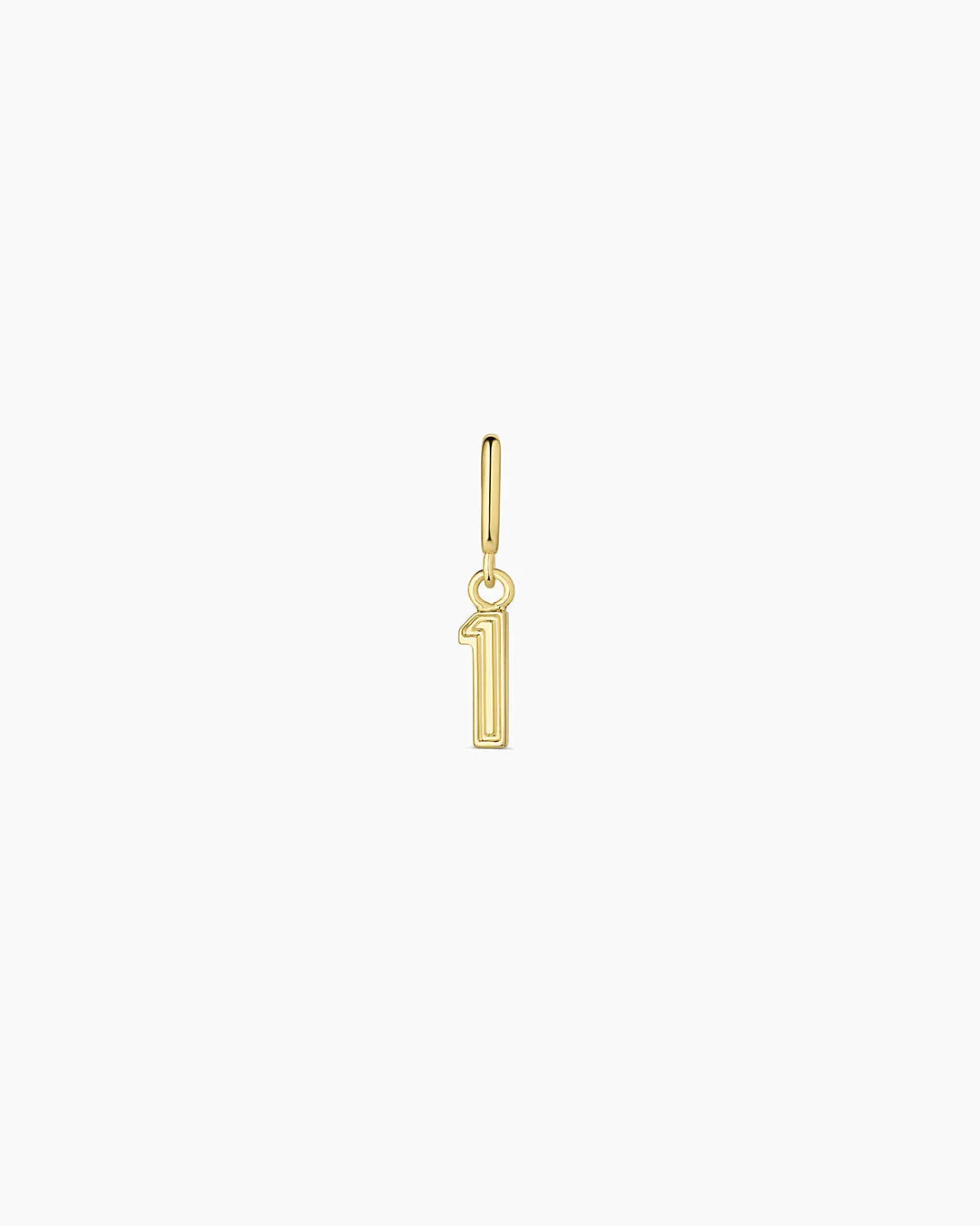 Varsity Numbers Parker Charm in 18K Gold Plated