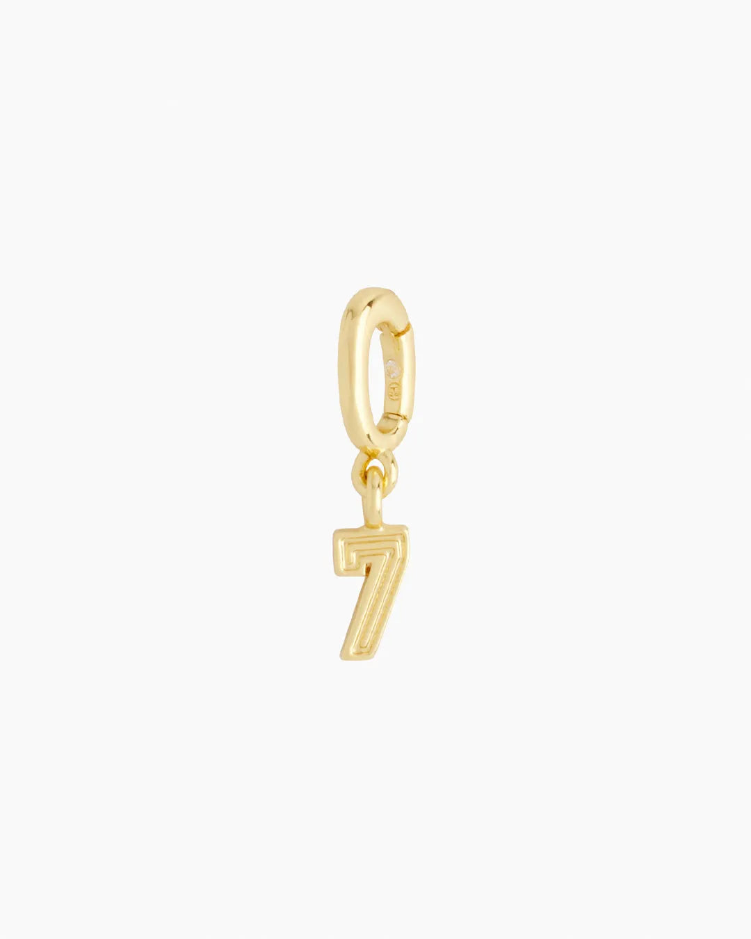 Varsity Numbers Parker Charm in 18K Gold Plated