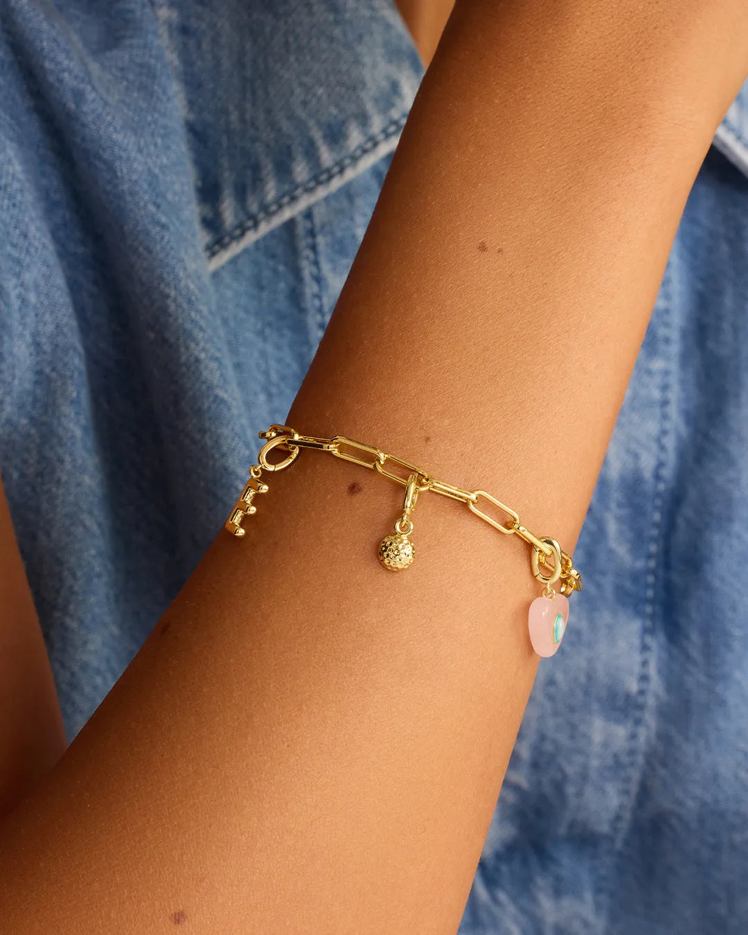 Varsity Parker Charm in 18K Gold Plated