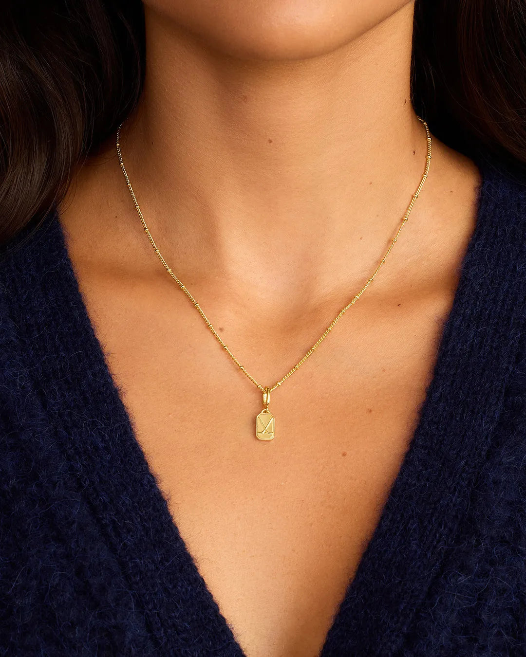 Varsity Parker Charm in 18K Gold Plated