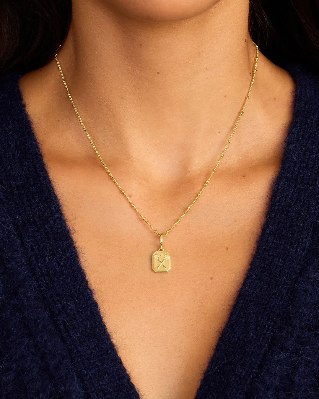 Varsity Parker Charm in 18K Gold Plated