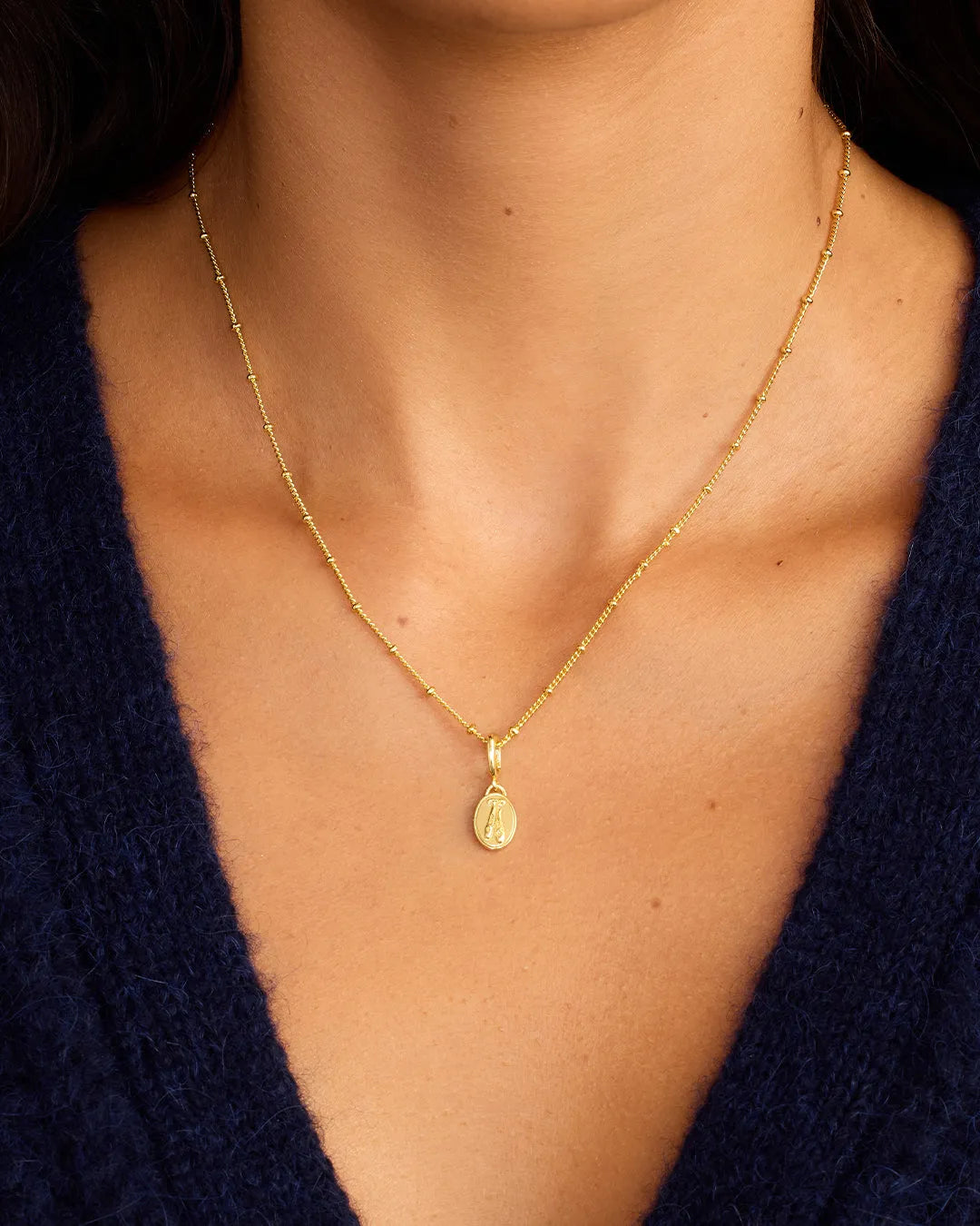 Varsity Parker Charm in 18K Gold Plated