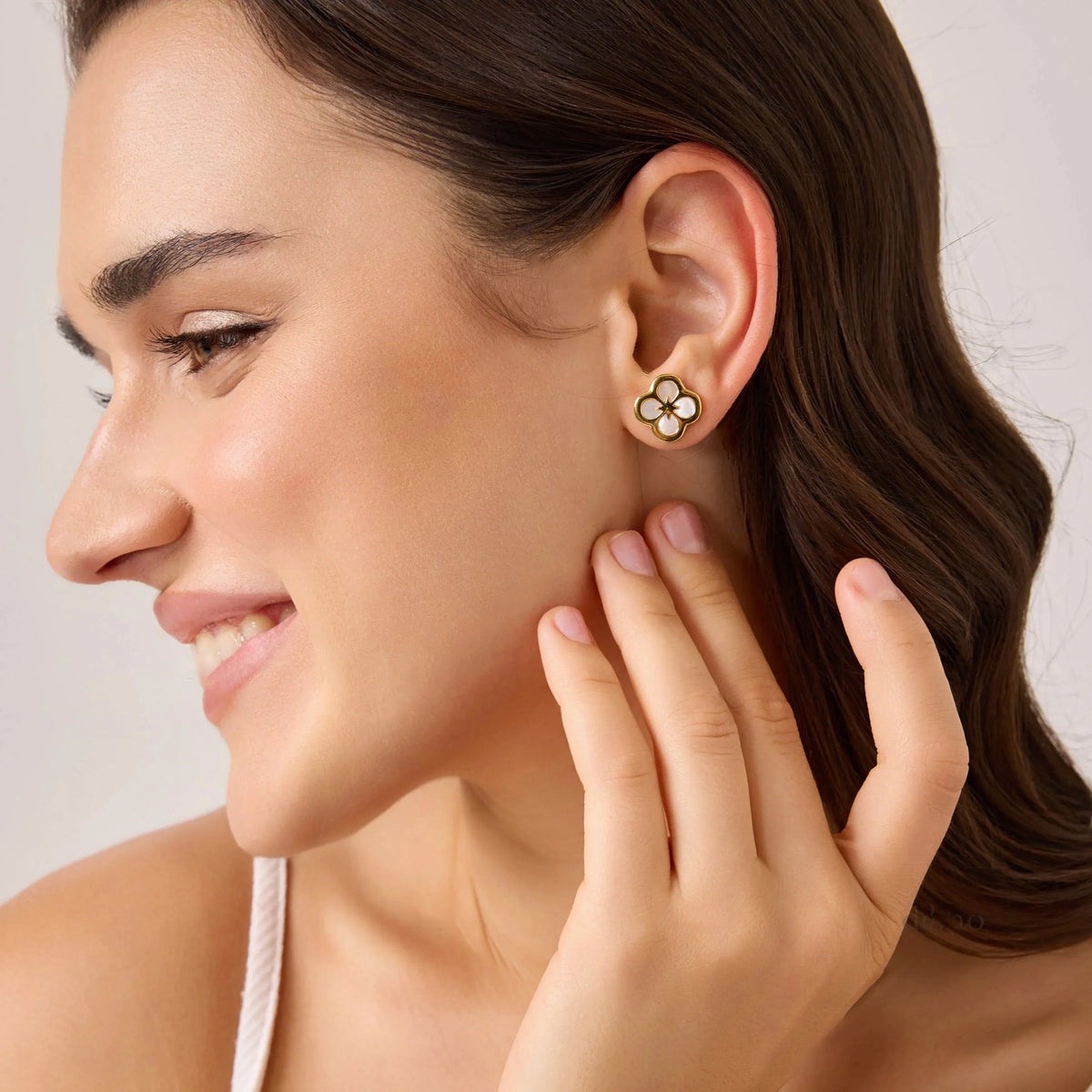 Ventura Clover Stud Earrings