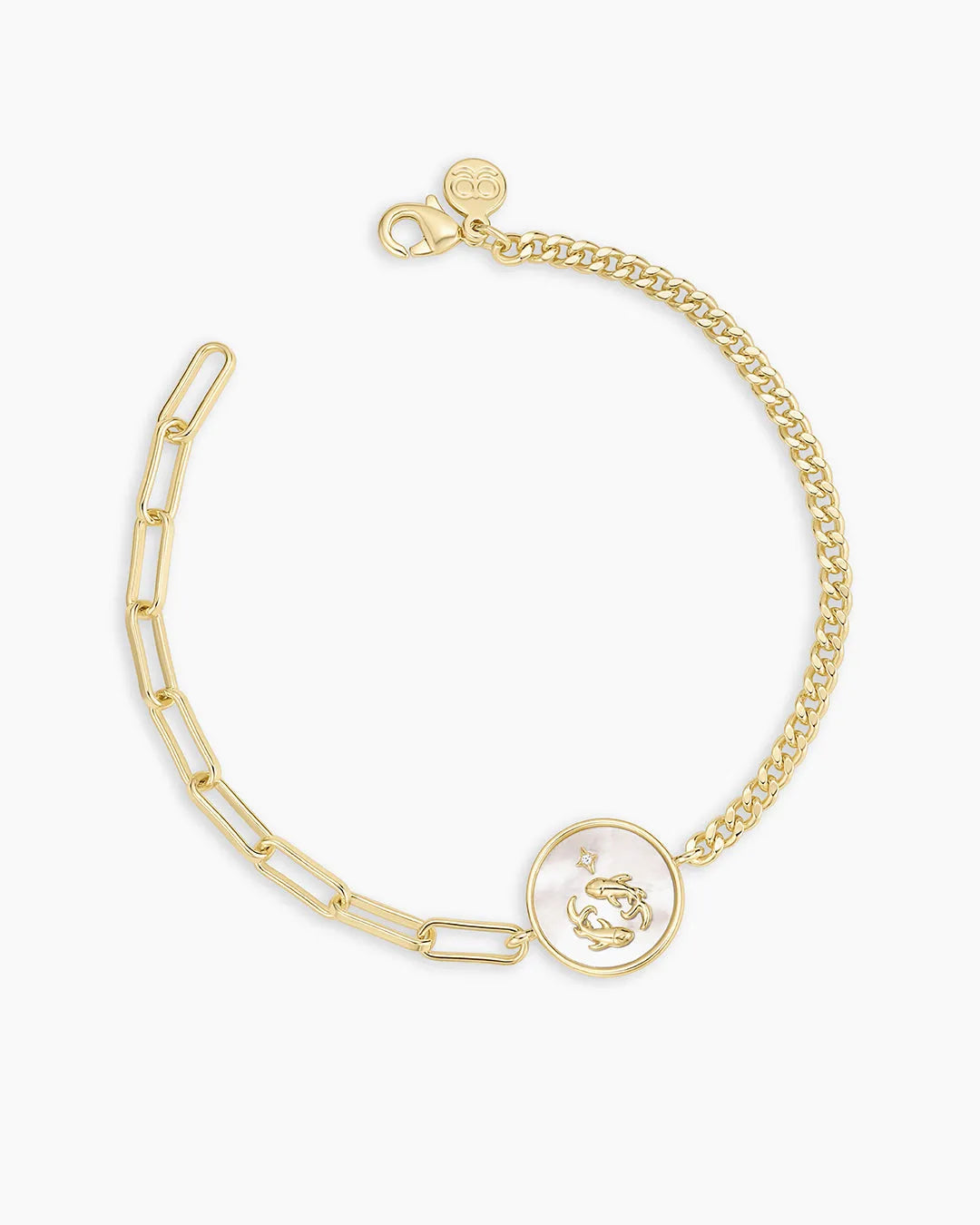 Vintage Zodiac Bracelet in 18K Gold Plated
