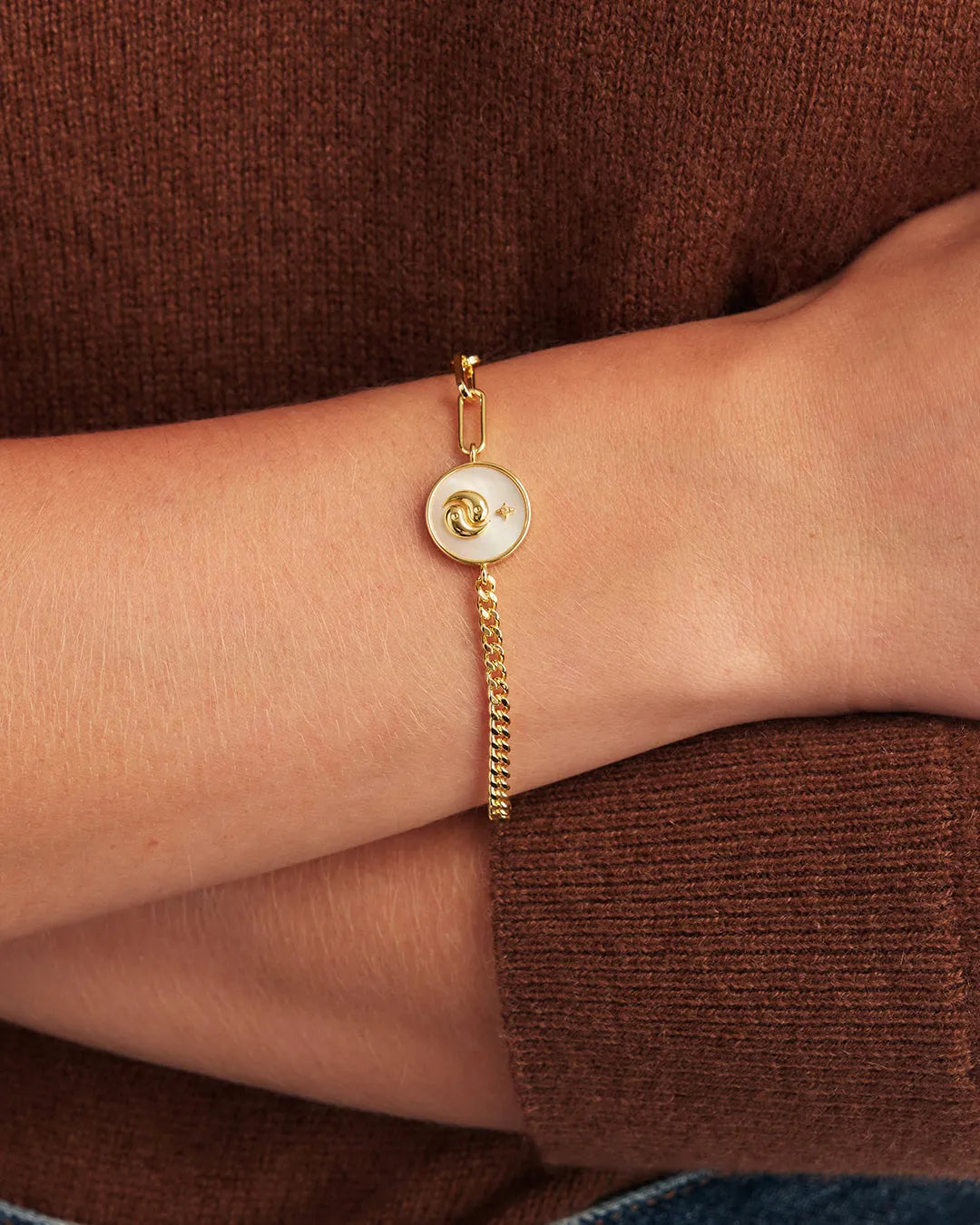 Vintage Zodiac Bracelet in 18K Gold Plated