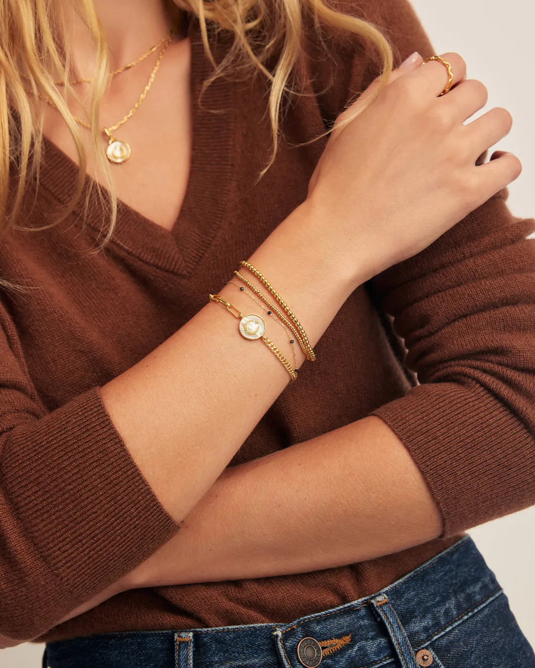 Vintage Zodiac Bracelet in 18K Gold Plated