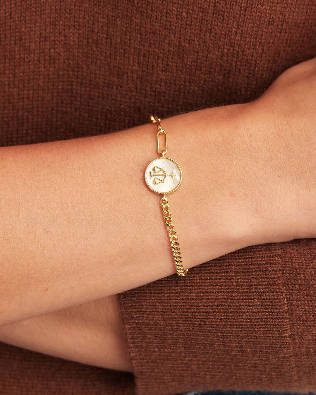Vintage Zodiac Bracelet in 18K Gold Plated