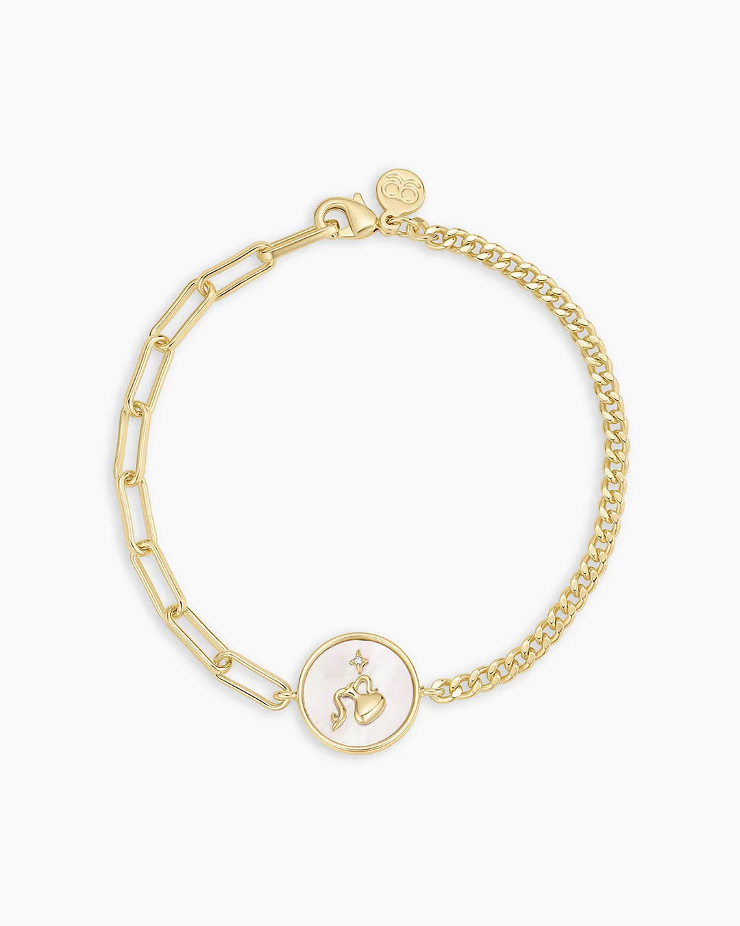 Vintage Zodiac Bracelet in 18K Gold Plated