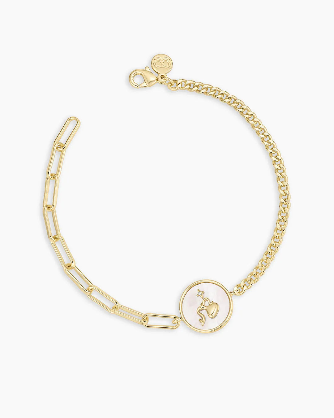 Vintage Zodiac Bracelet in 18K Gold Plated