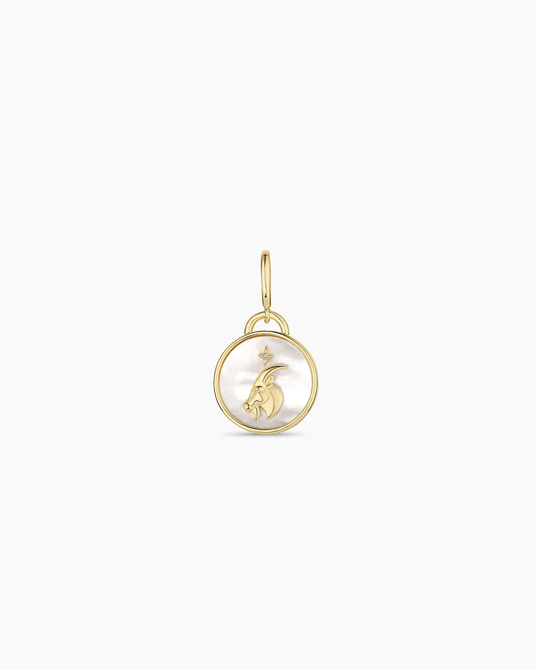 Vintage Zodiac Charm in 18K Gold Plated