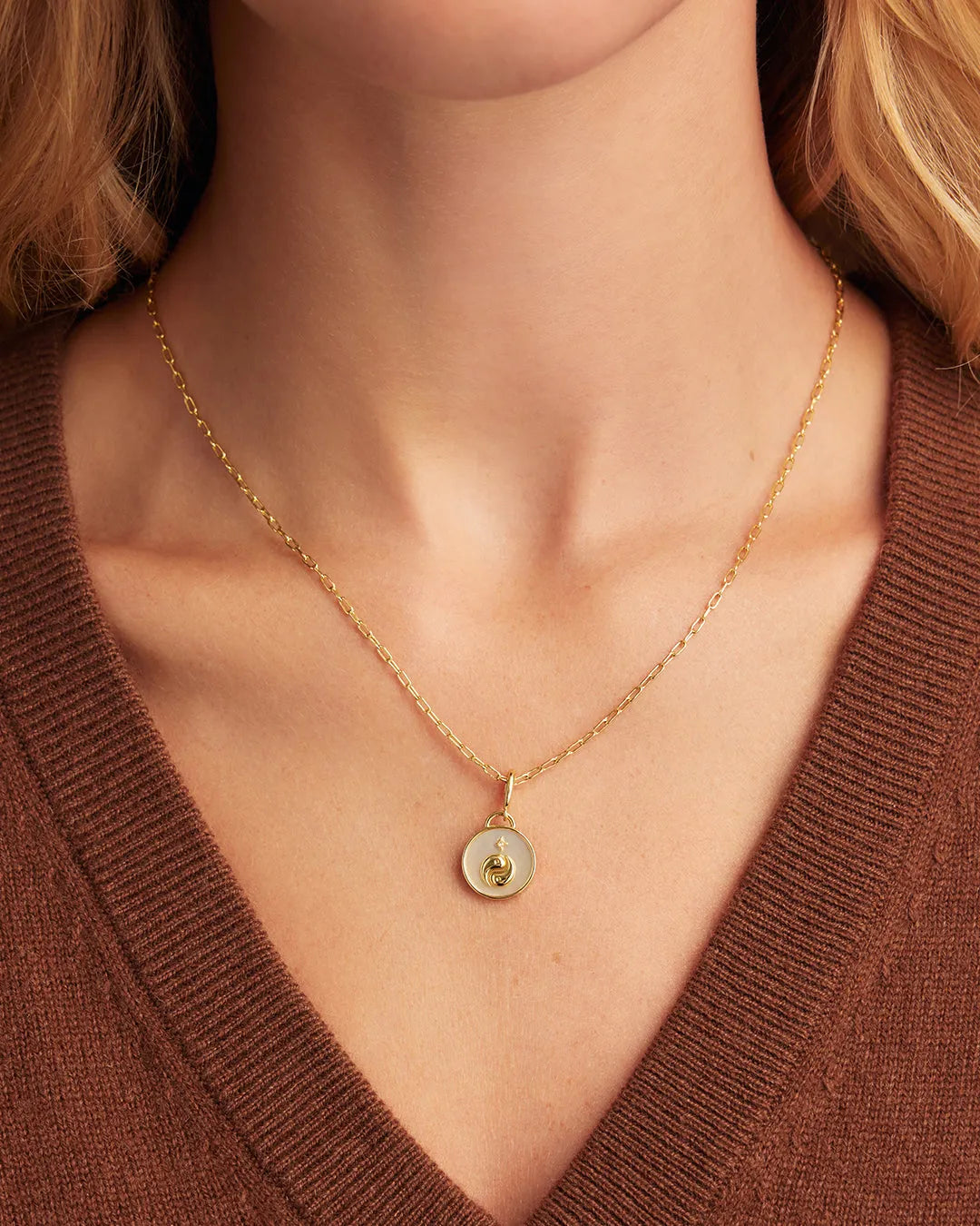 Vintage Zodiac Charm in 18K Gold Plated
