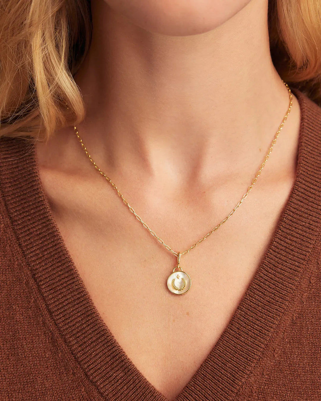 Vintage Zodiac Charm in 18K Gold Plated