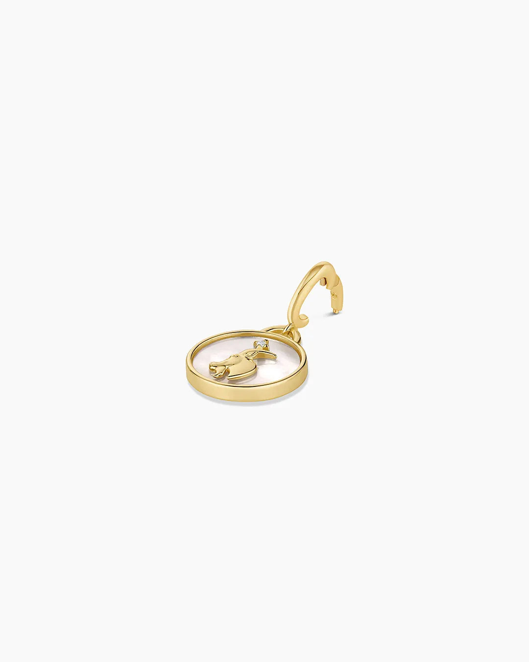 Vintage Zodiac Charm in 18K Gold Plated