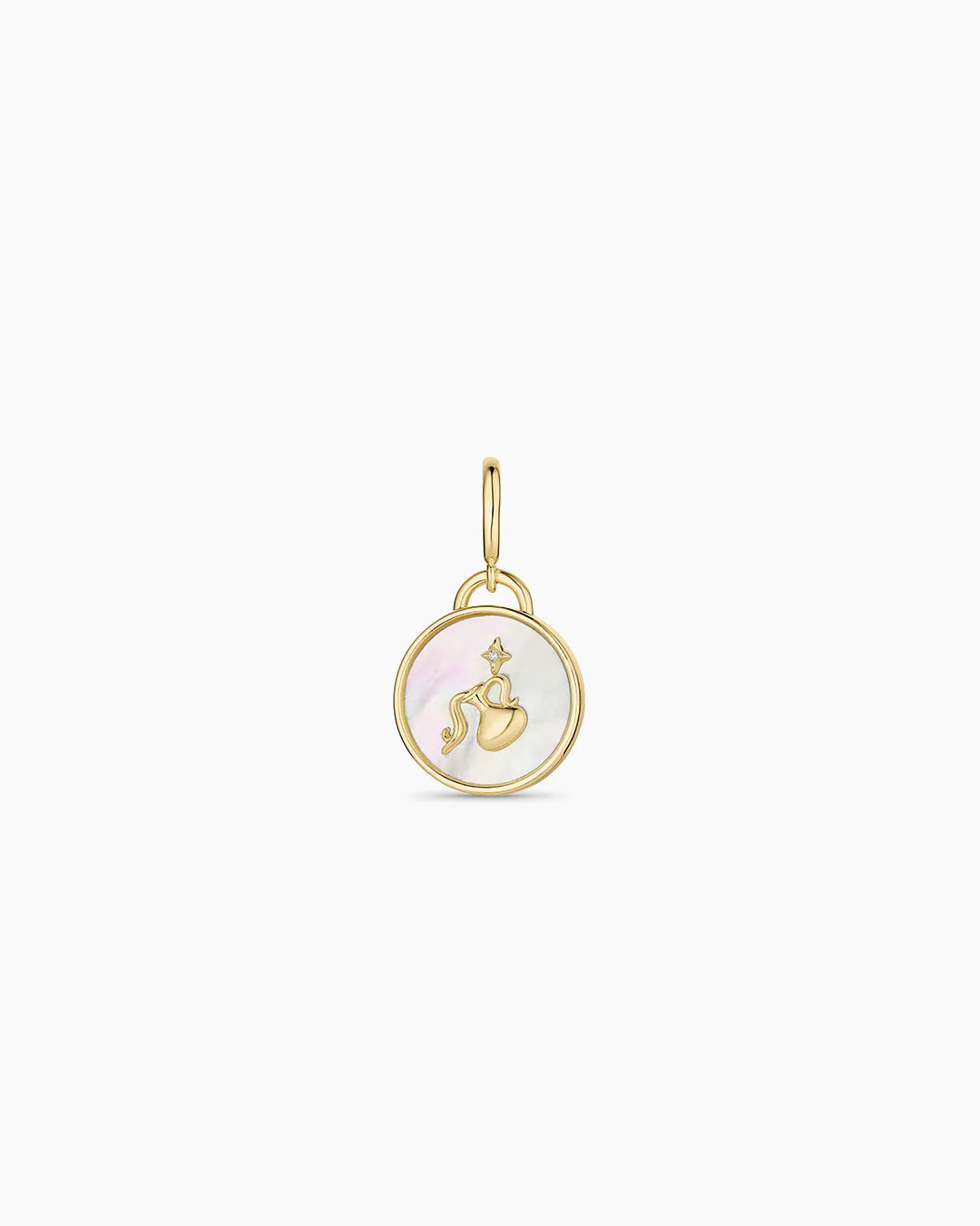 Vintage Zodiac Charm in 18K Gold Plated