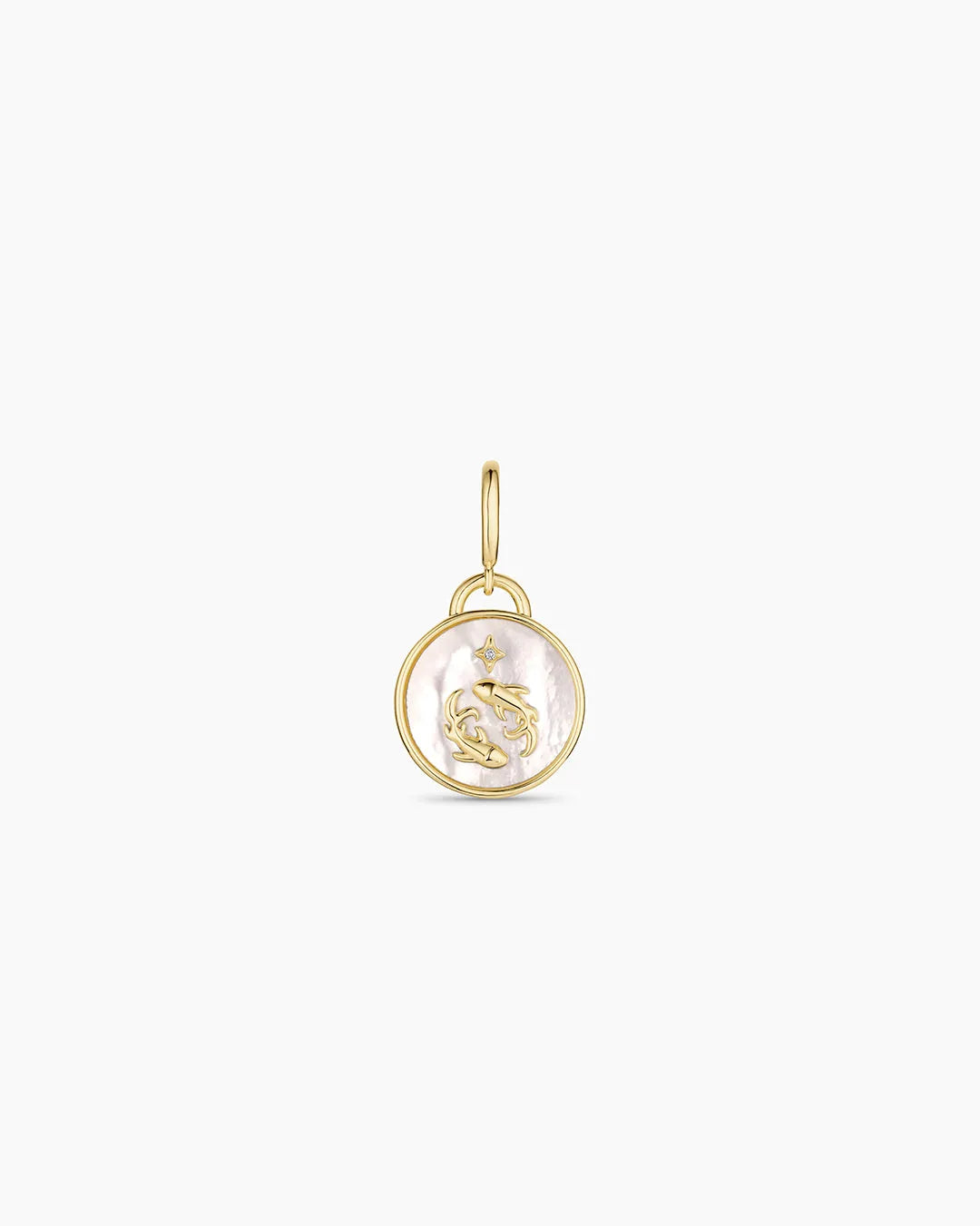 Vintage Zodiac Charm in 18K Gold Plated