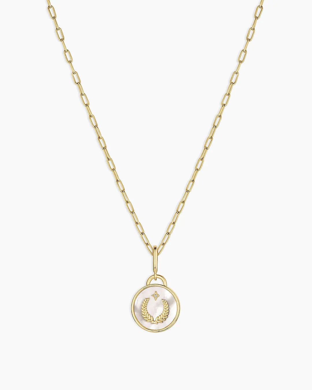 Vintage Zodiac Charm Necklace in 18K Gold Plated