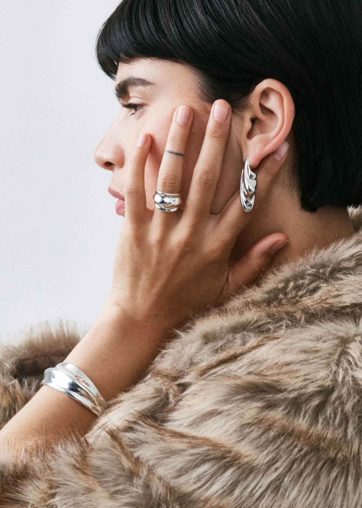 Wave Ring in Sterling Silver