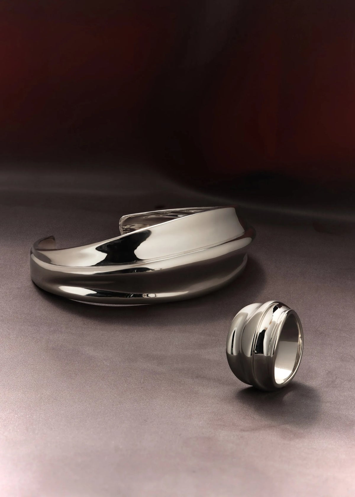 Wave Ring in Sterling Silver