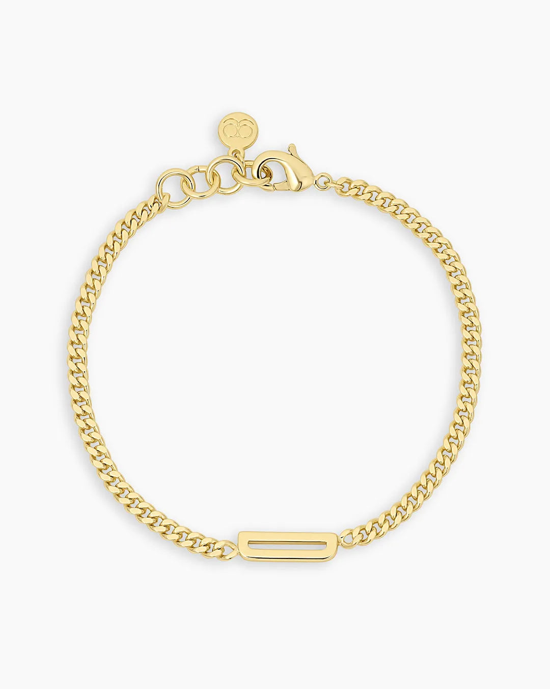 Wilder Alphabet Bracelet in 18K Gold Plated