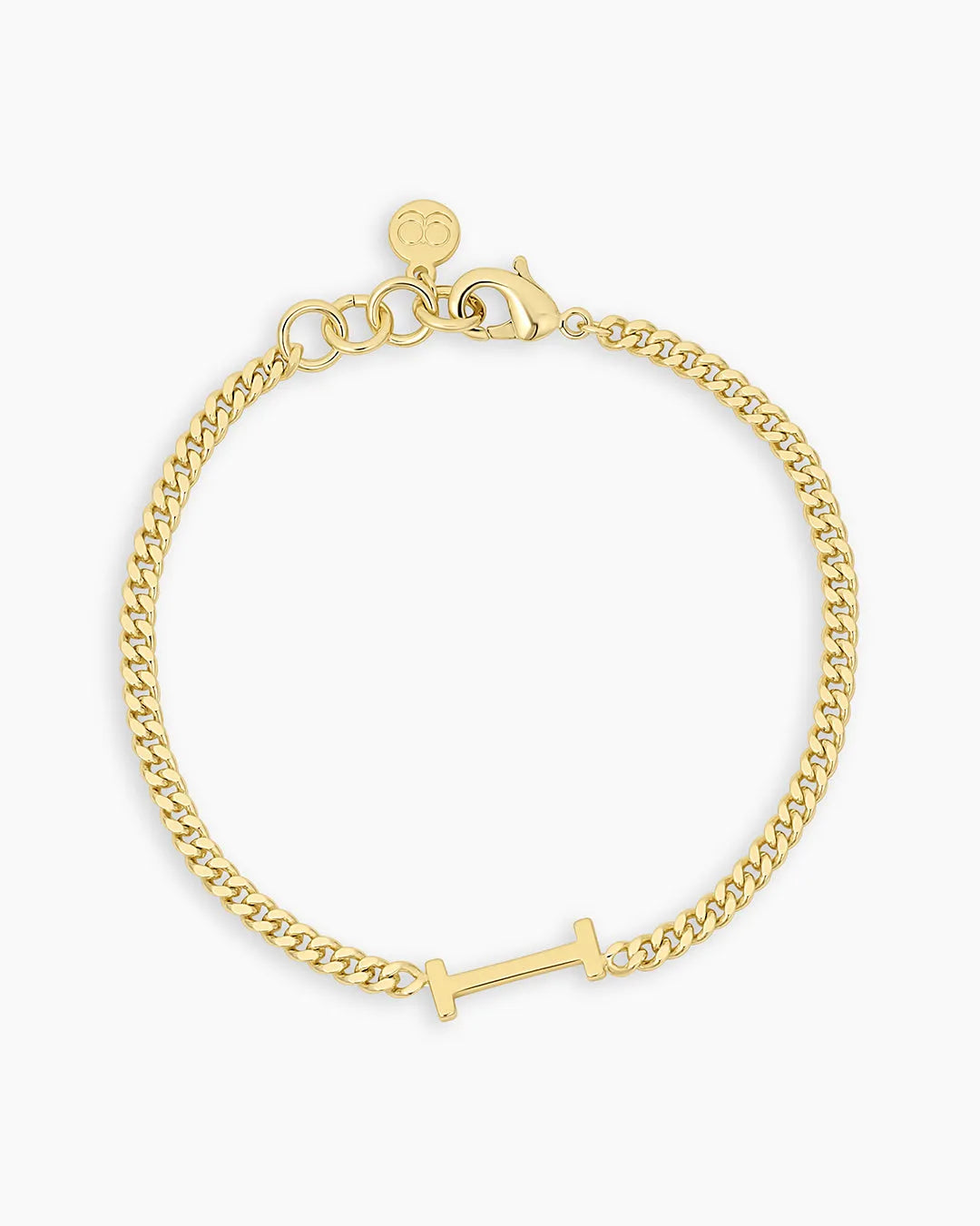 Wilder Alphabet Bracelet in 18K Gold Plated