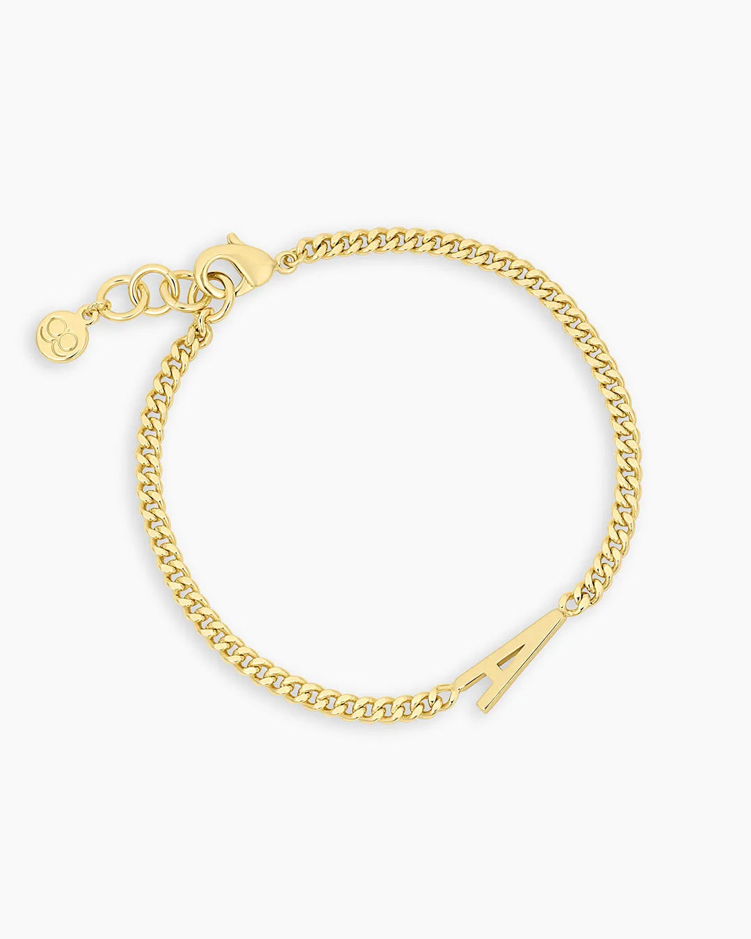 Wilder Alphabet Bracelet in 18K Gold Plated