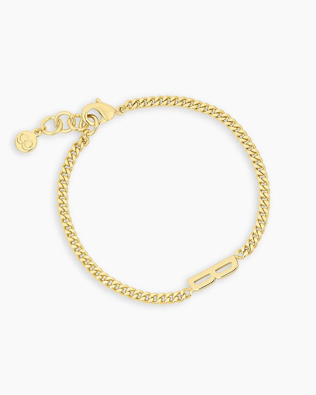 Wilder Alphabet Bracelet in 18K Gold Plated