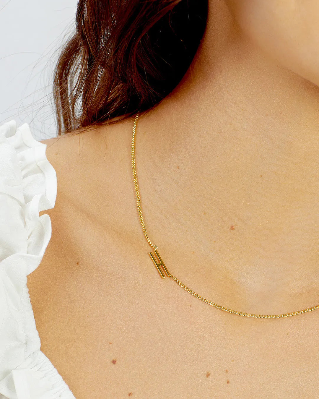 Wilder Alphabet Necklace in 18K Gold Plated