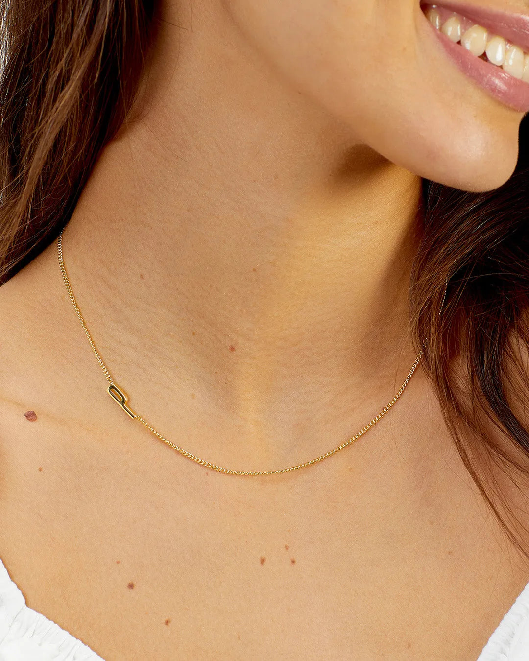 Wilder Alphabet Necklace in 18K Gold Plated