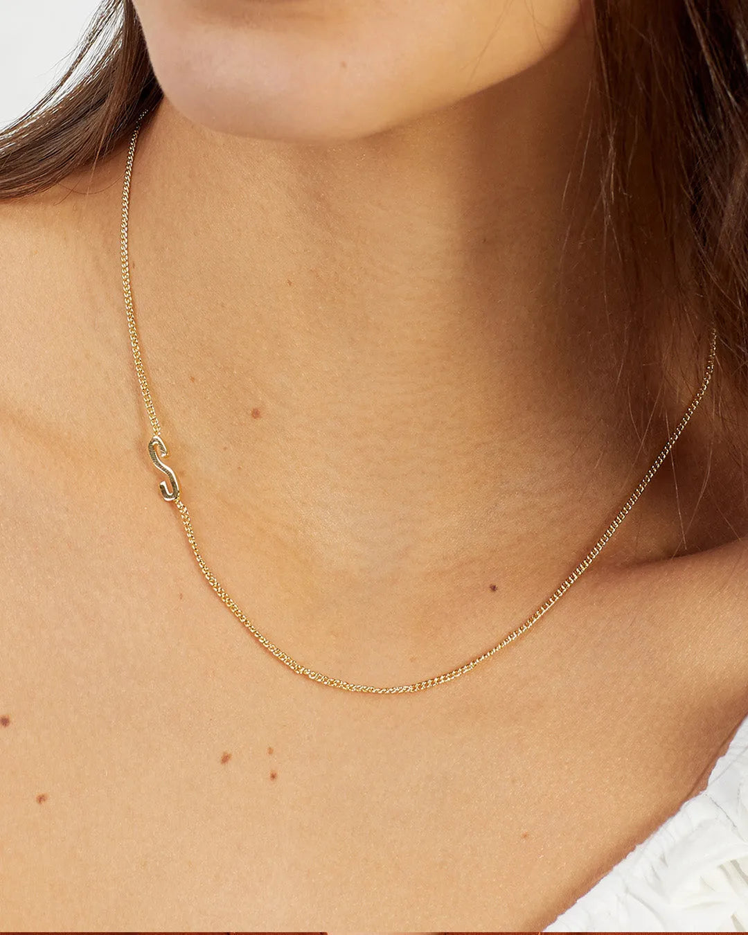 Wilder Alphabet Necklace in 18K Gold Plated