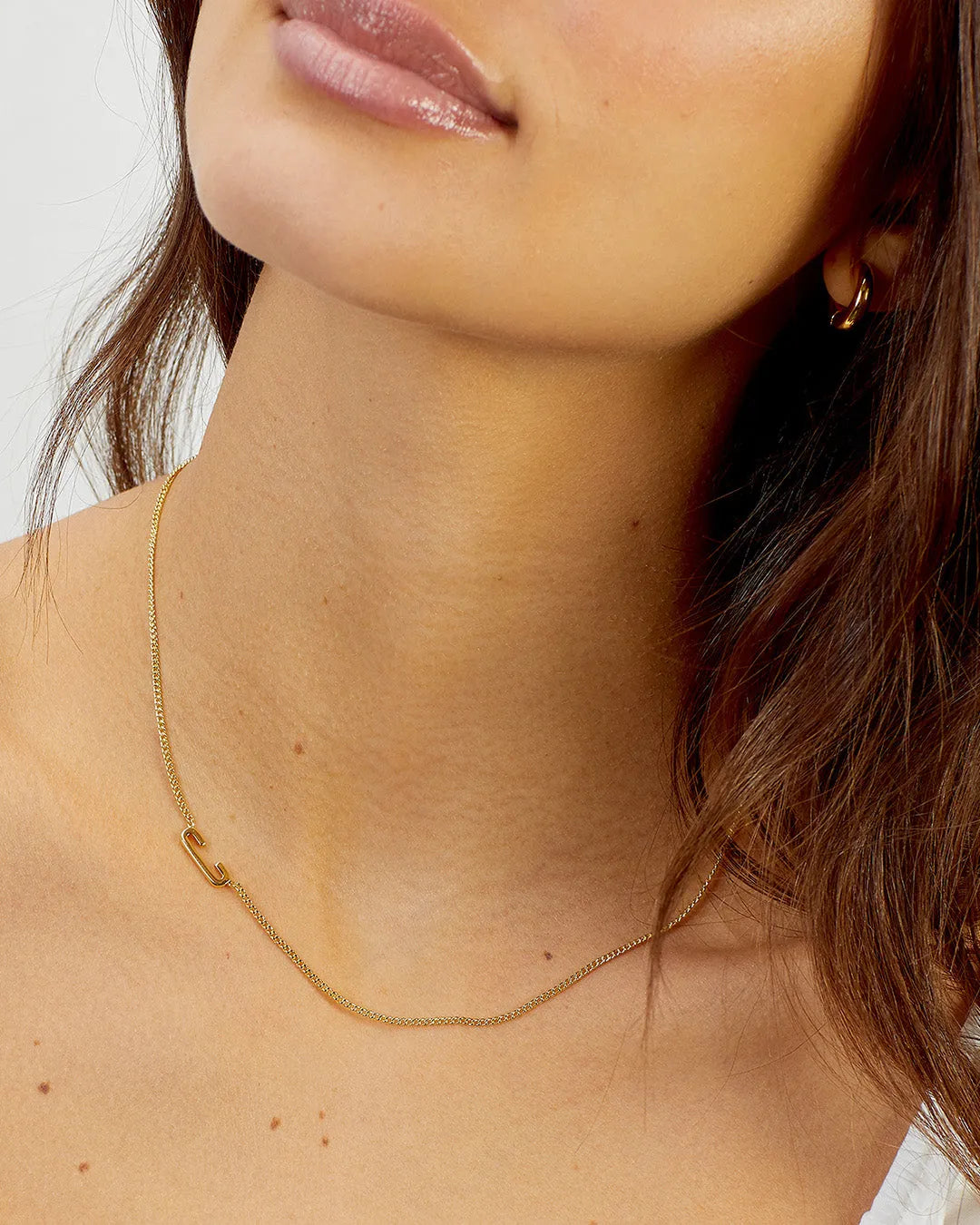Wilder Alphabet Necklace in 18K Gold Plated