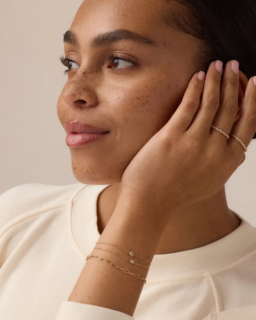 Wilder Birthstone Bracelet in 14K Gold