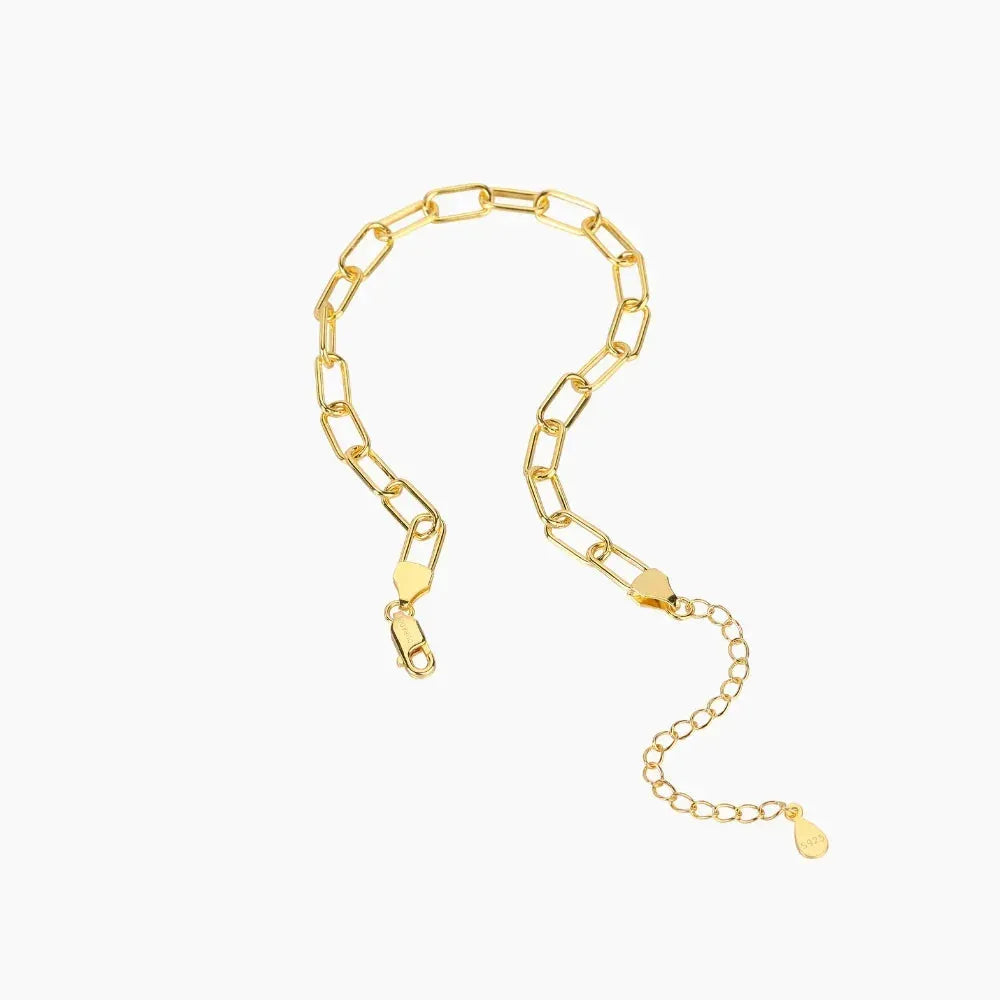 Women's 0.16 in Paper Clip Bracelet
