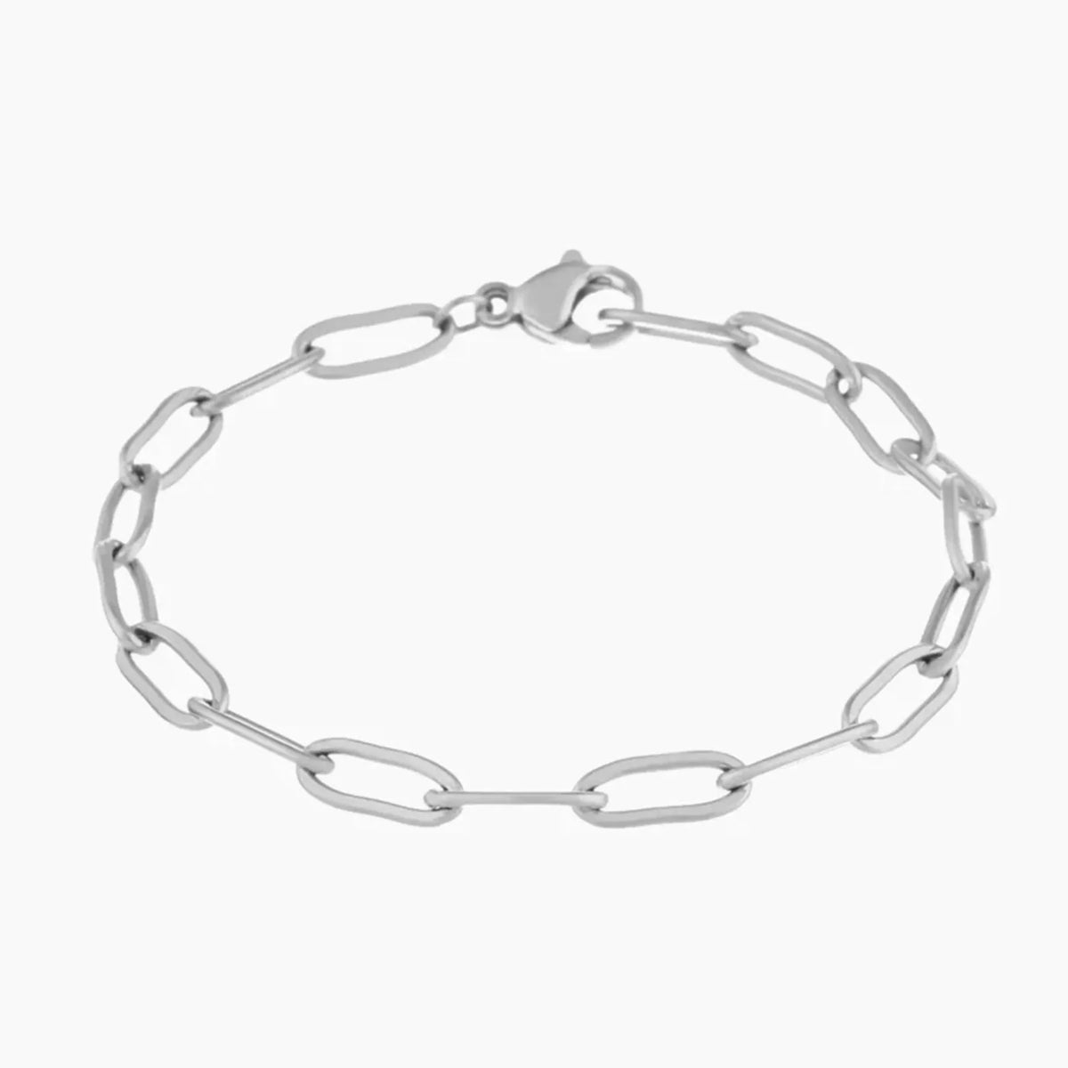 Women's 0.16 in Paper Clip Bracelet