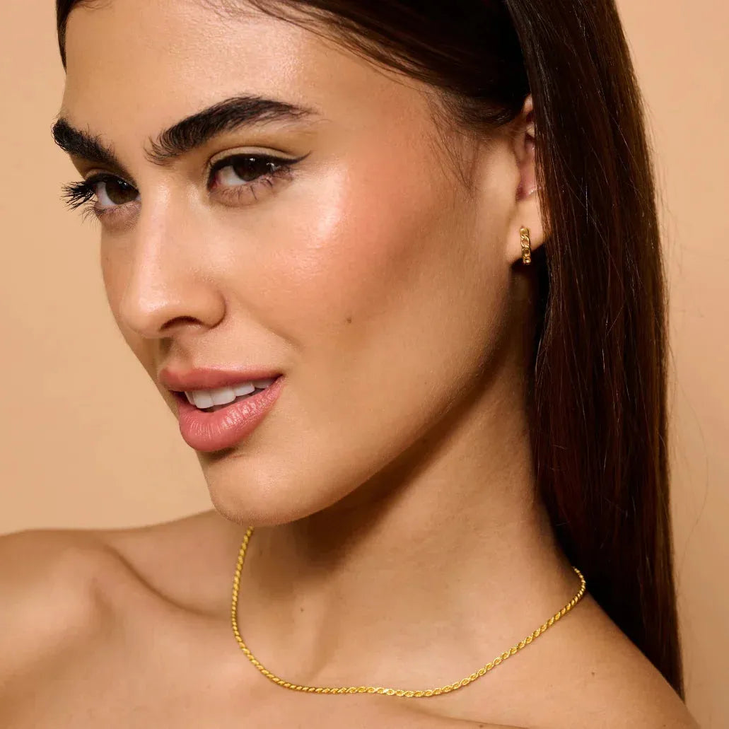 Women's 2mm Rope Chain Necklace