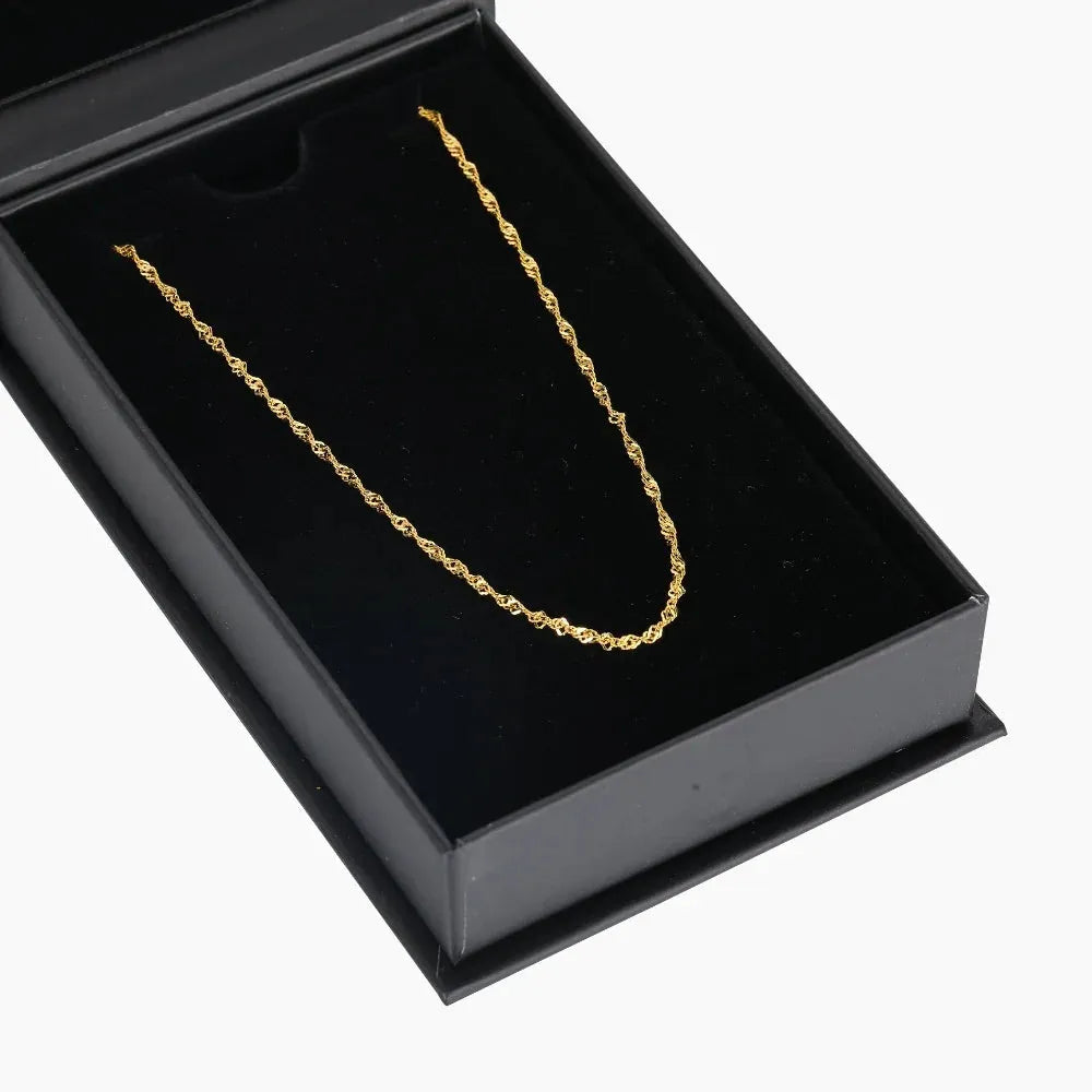 Women's 2mm Singapore Chain Necklace