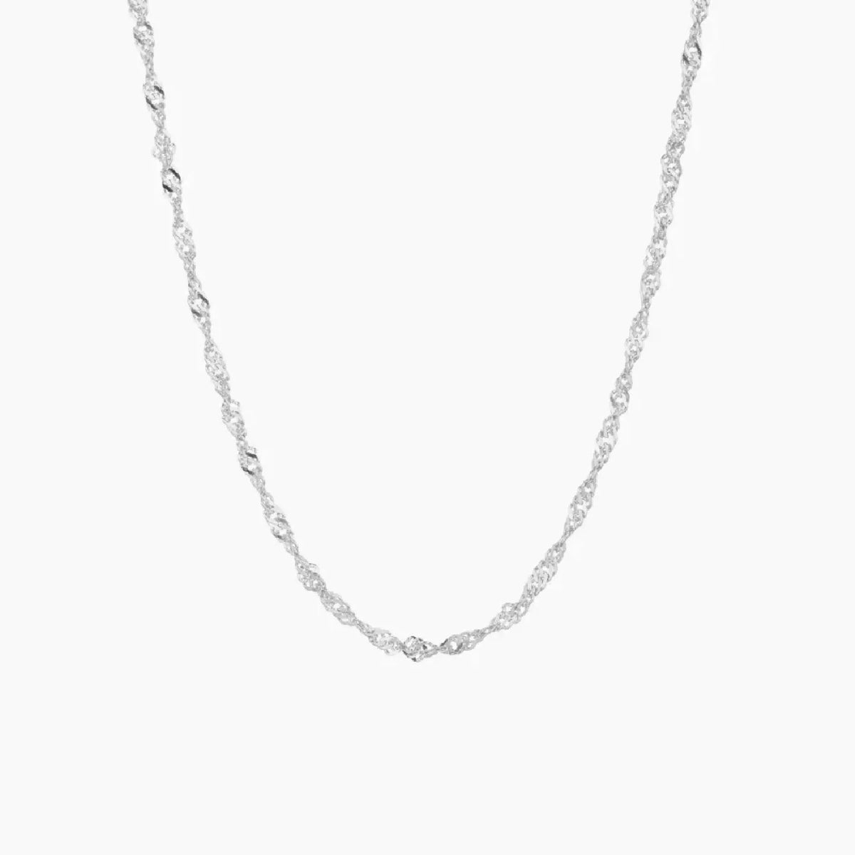 Women's 2mm Singapore Chain Necklace