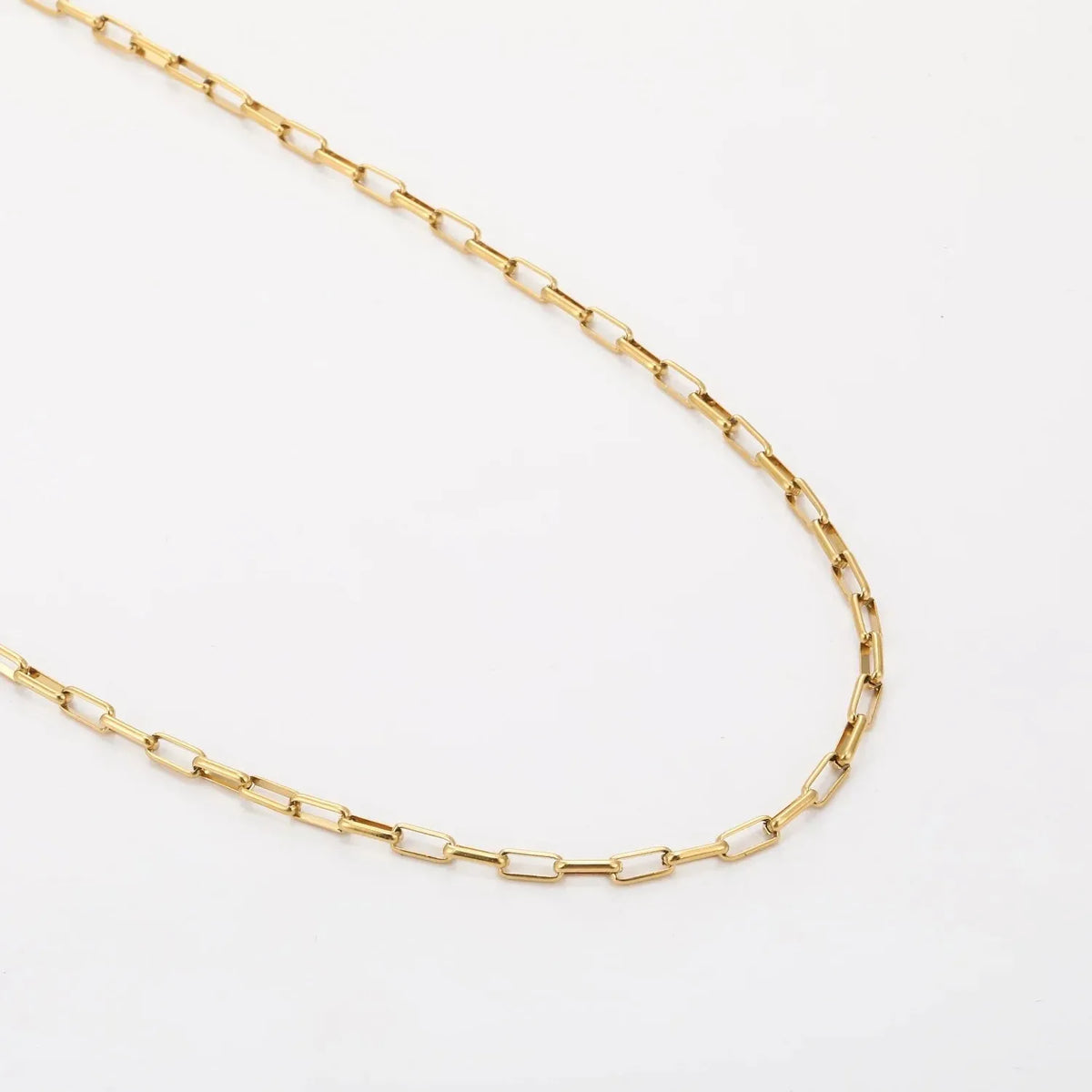 Women's 3mm Paperclip Chain Necklace