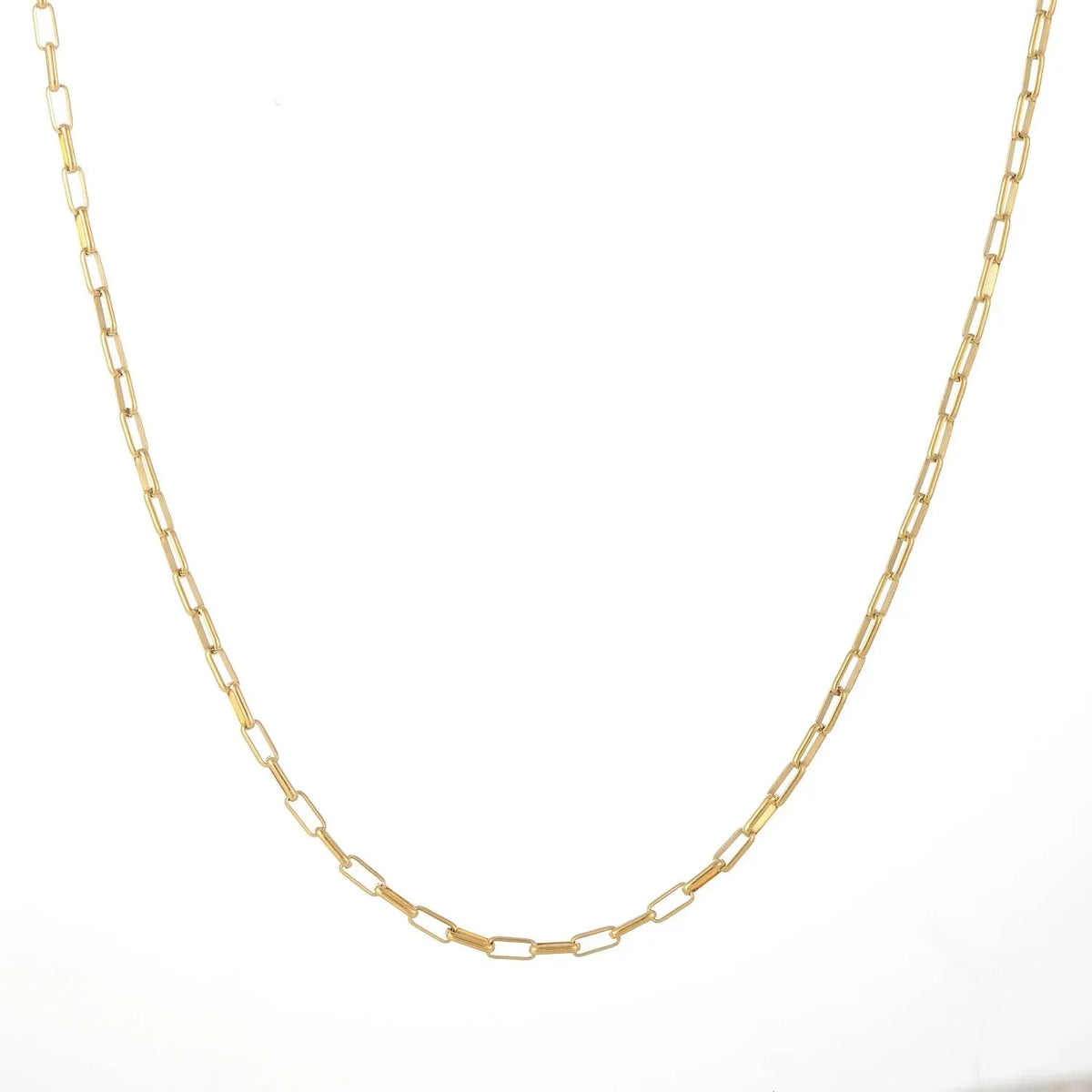 Women's 3mm Paperclip Chain Necklace