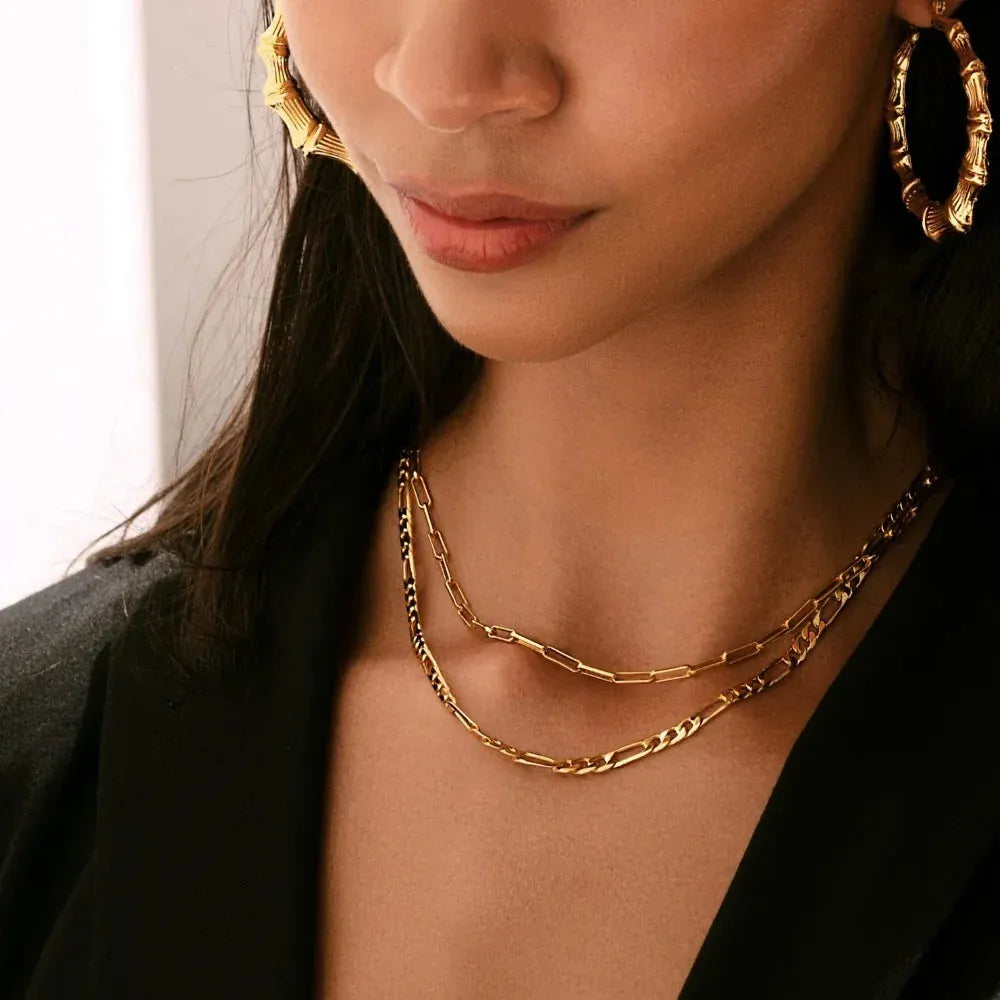 Women's 5mm Figaro Chain Necklace