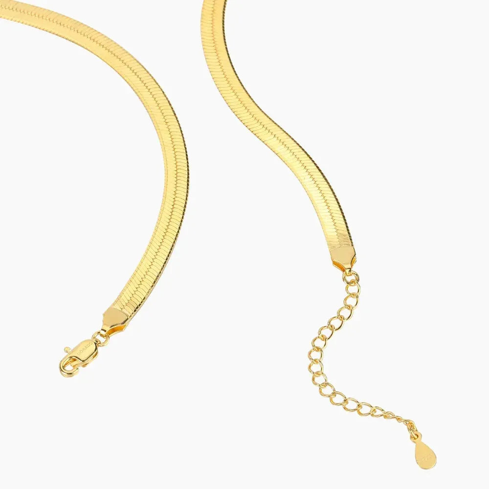 Women's 5mm Herringbone Chain Necklace
