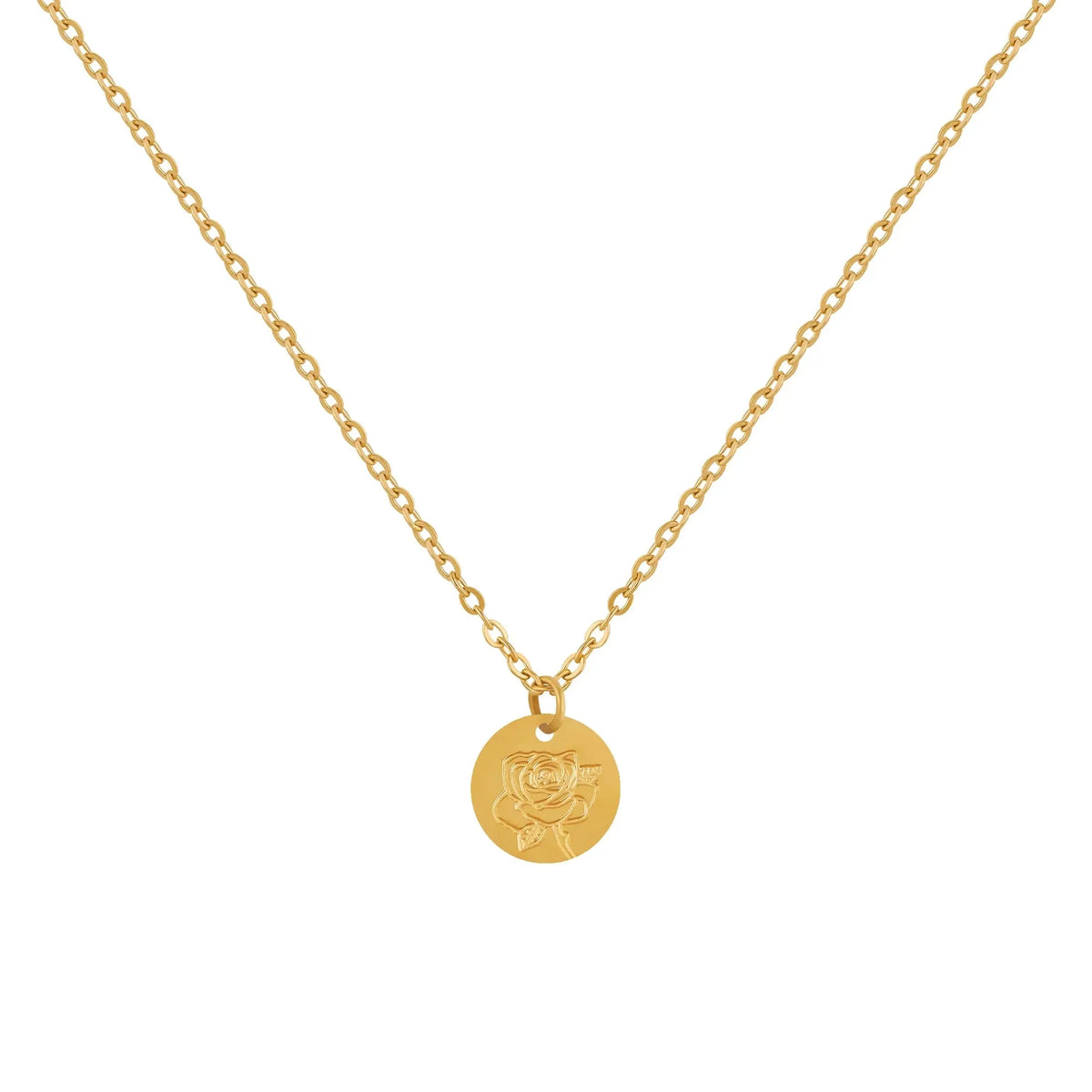 Women's Birth Flower Pendant Necklace