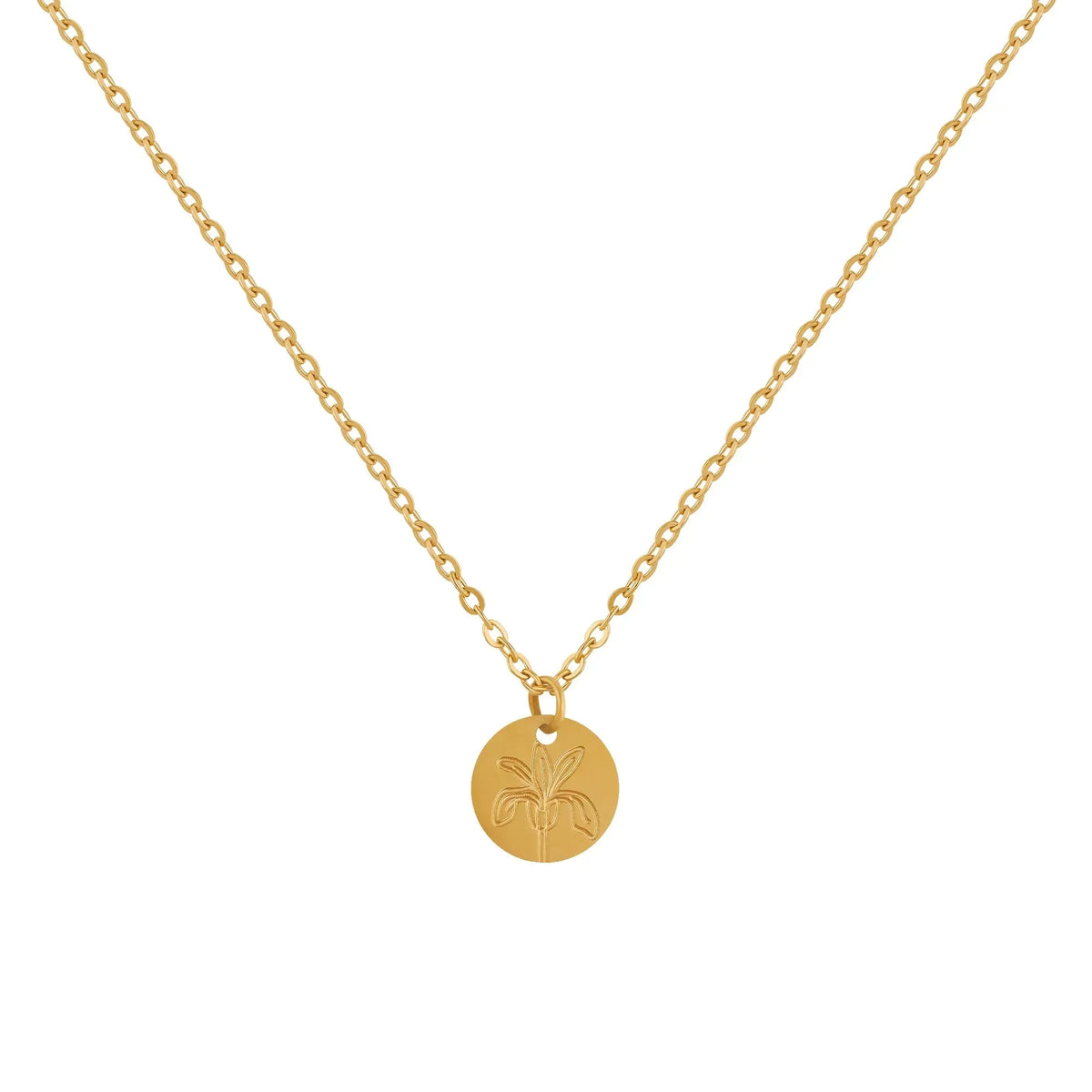 Women's Birth Flower Pendant Necklace