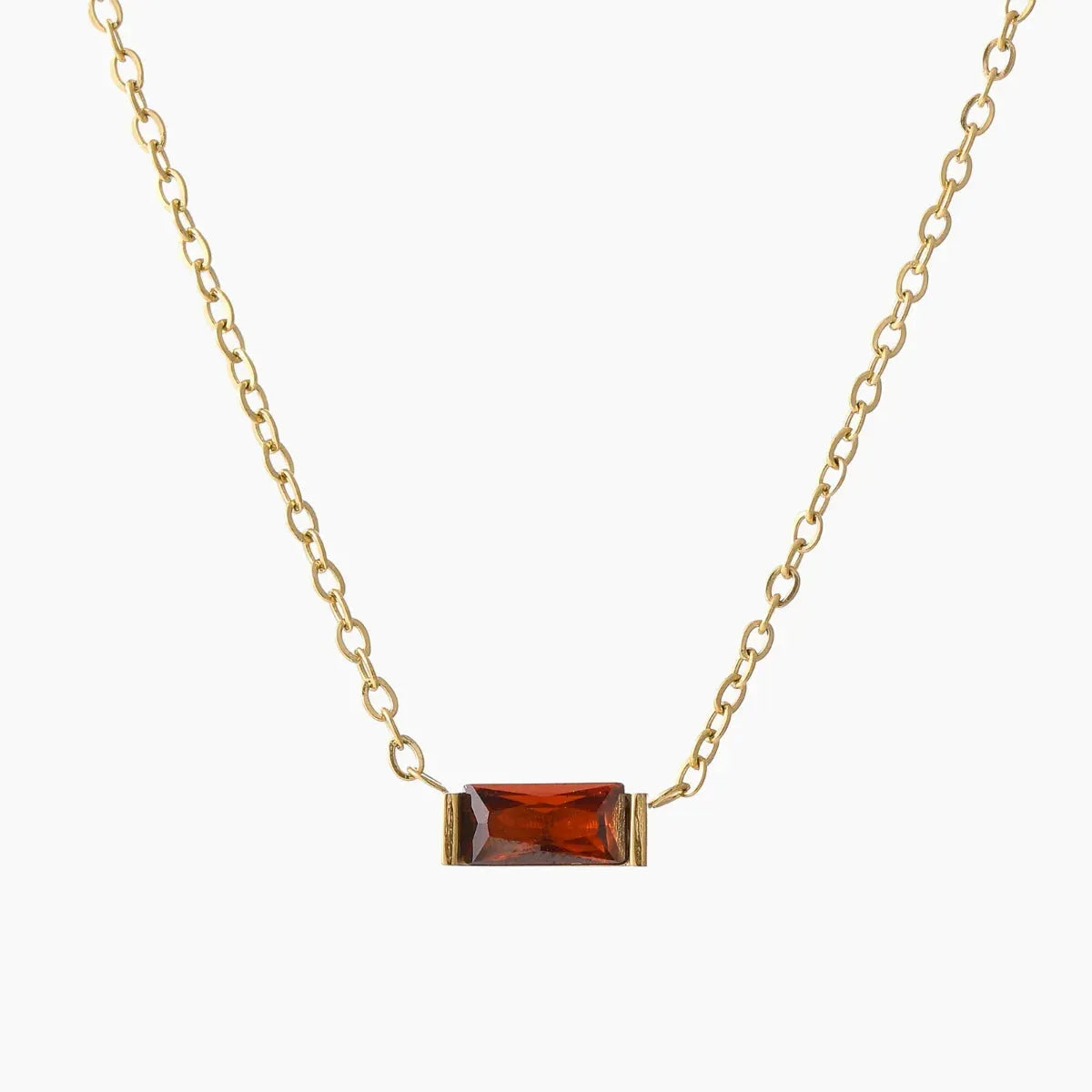Women's Birthstone Crystal Necklace
