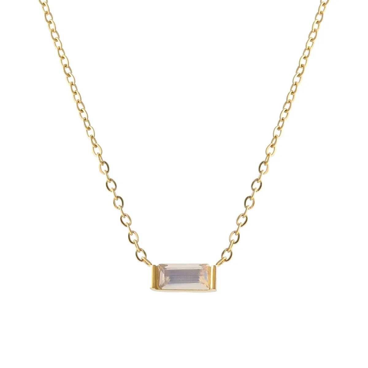 Women's Birthstone Crystal Necklace