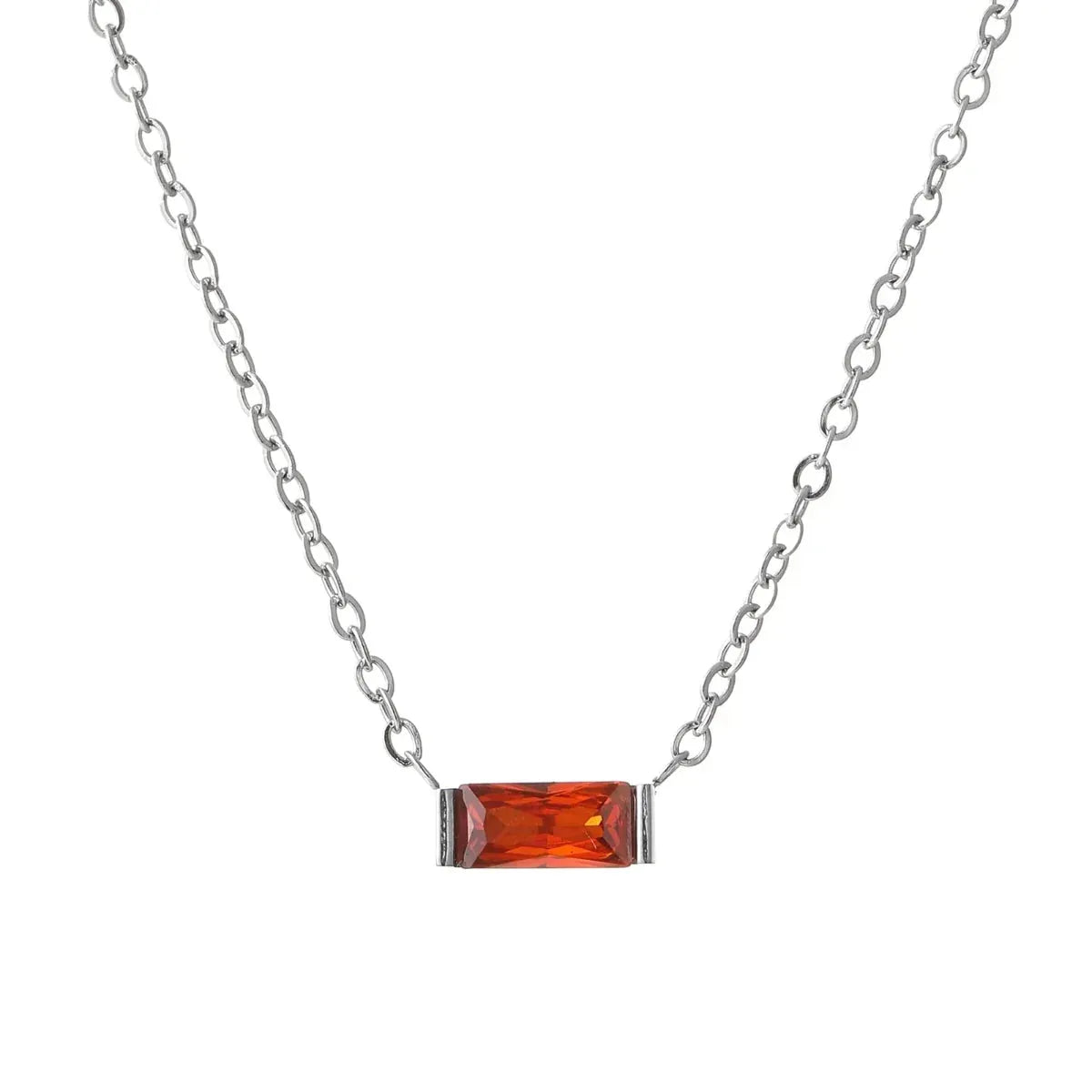 Women's Birthstone Crystal Necklace