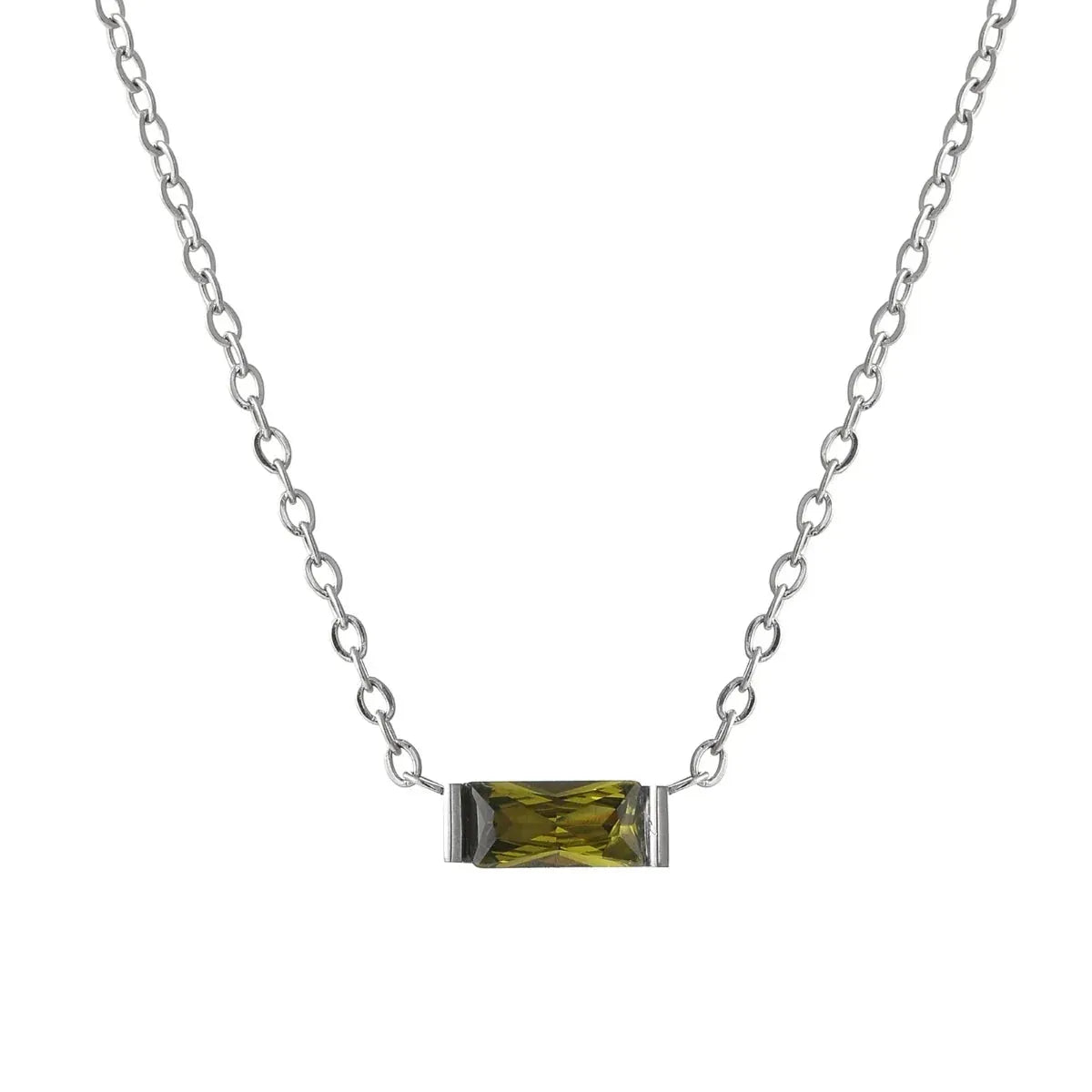 Women's Birthstone Crystal Necklace