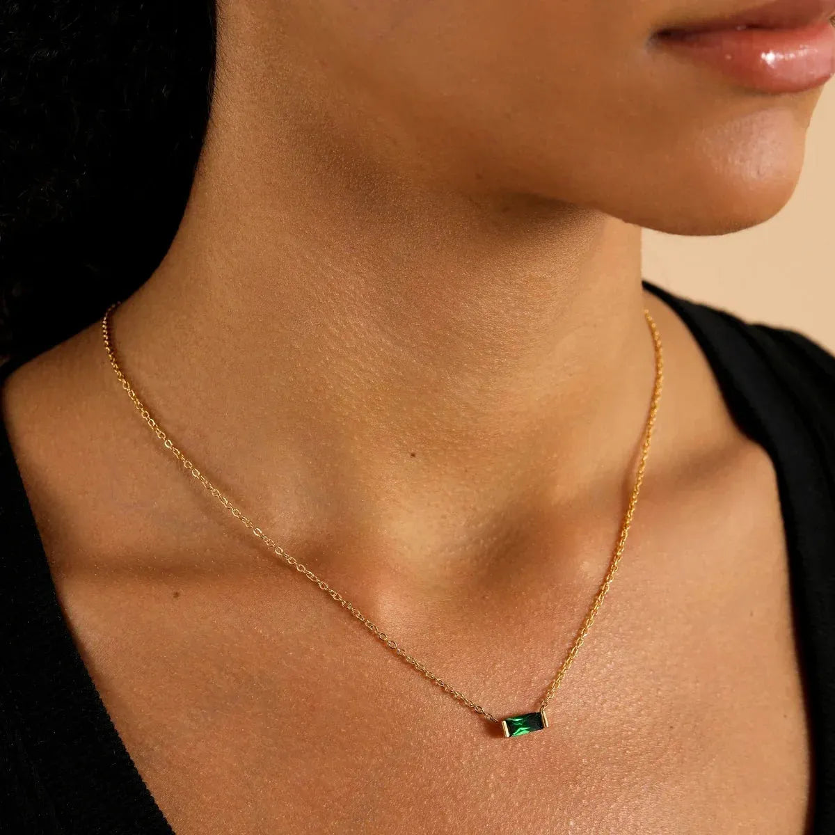 Women's Birthstone Crystal Necklace